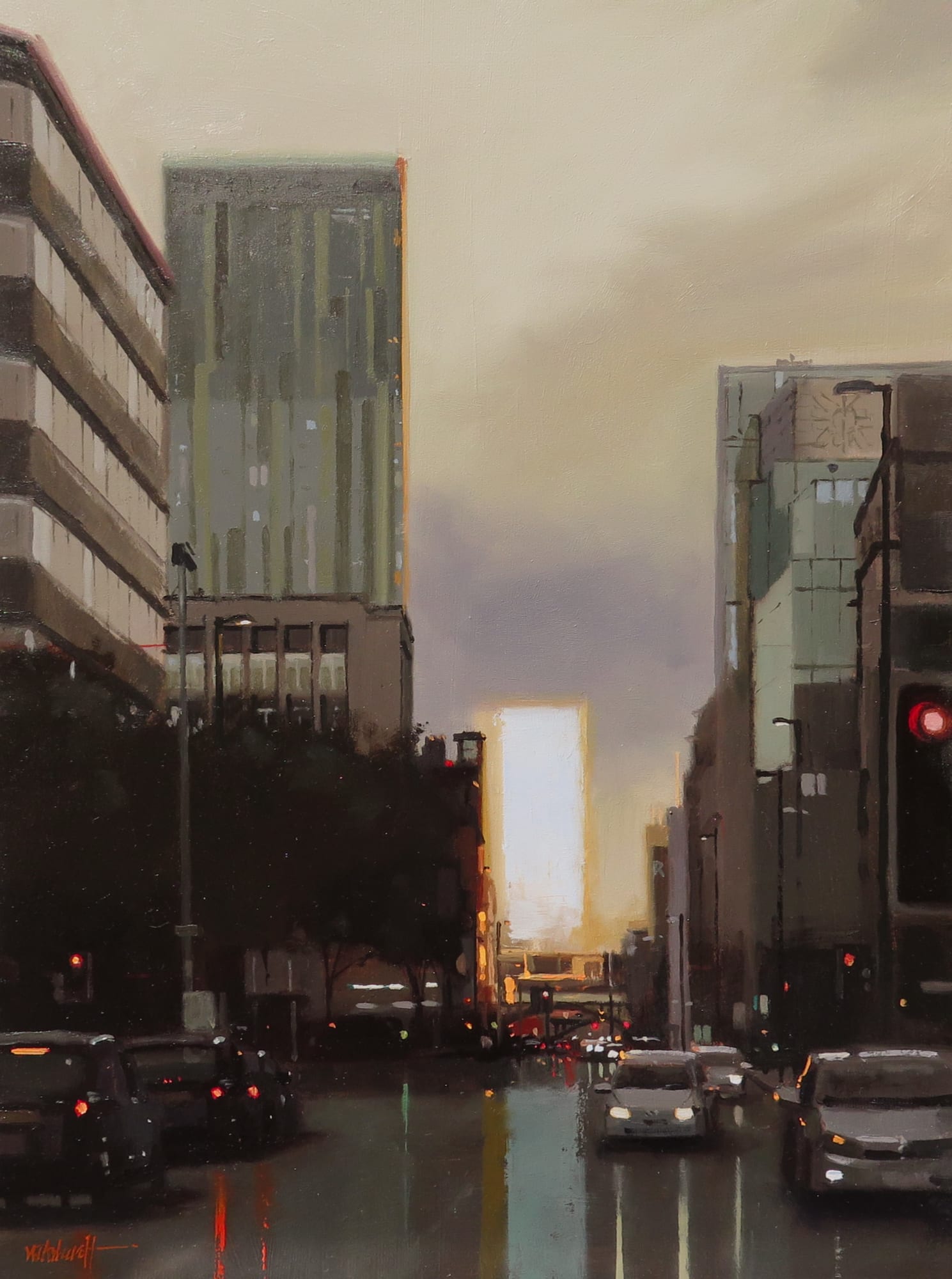 Michael Ashcroft MAFA, After Glow, Deansgate, Manchester, 2018
