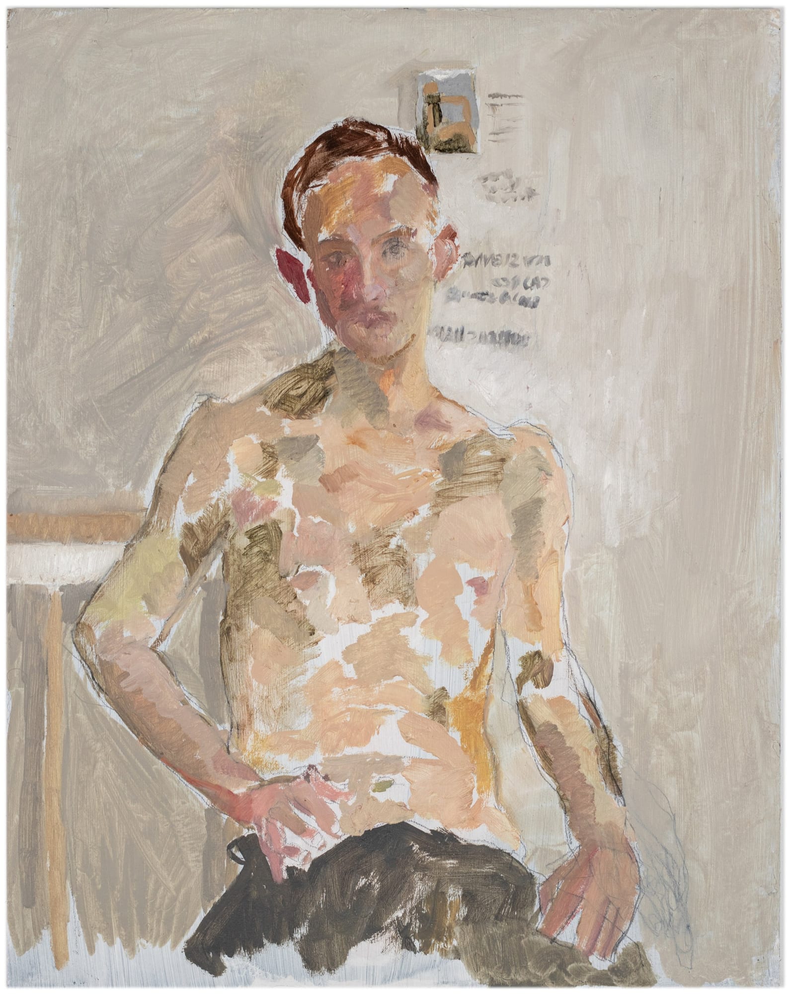 Shaun Duke, Self-portrait in the Studio