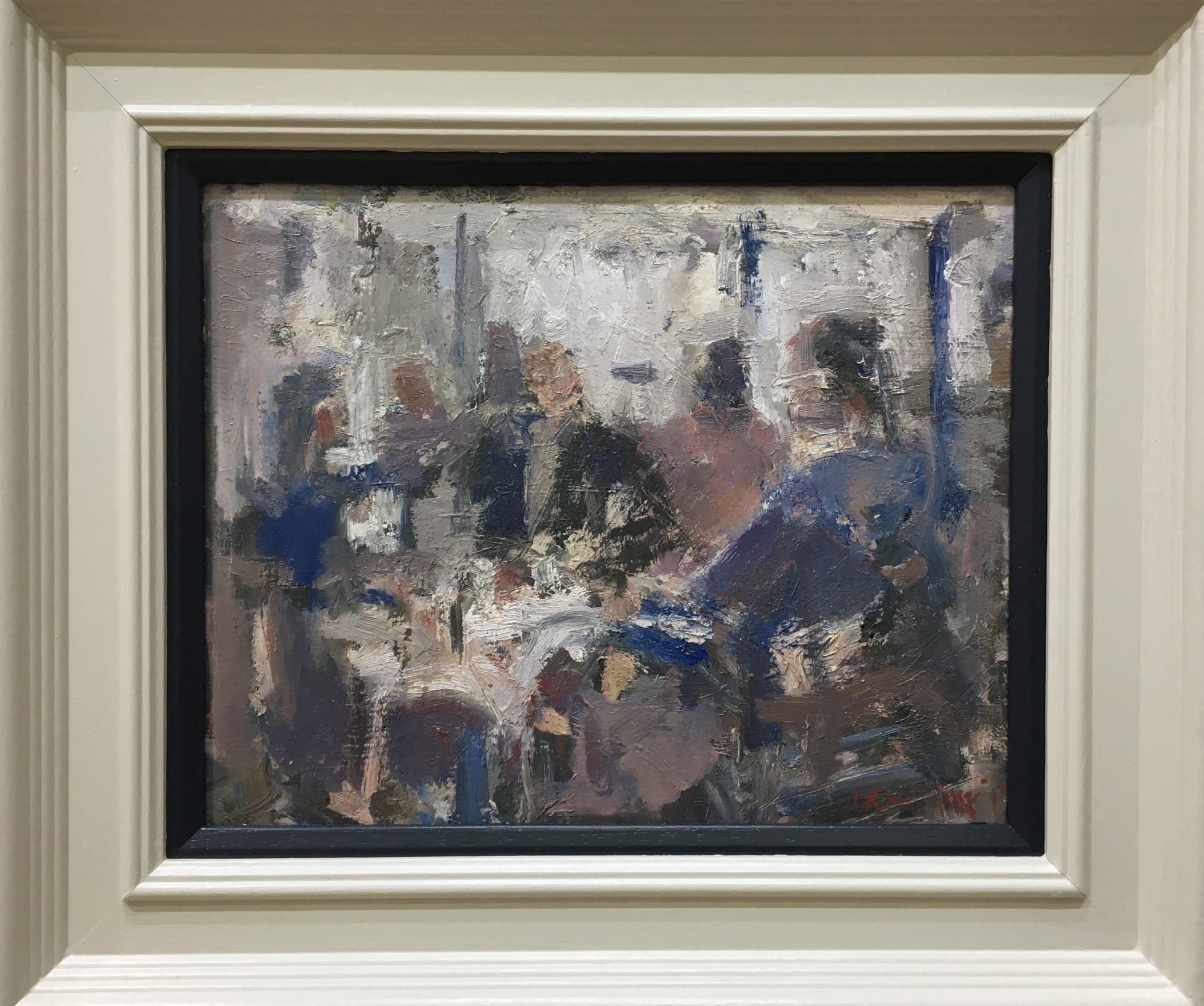 Ian Norris MAFA, Morning Papers Study (Brucciani's Cage, Preston), 2016