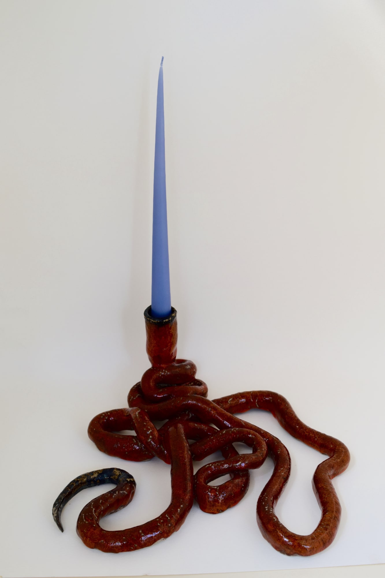 Anousha Payne, Serpent offering (deep orange), 2020