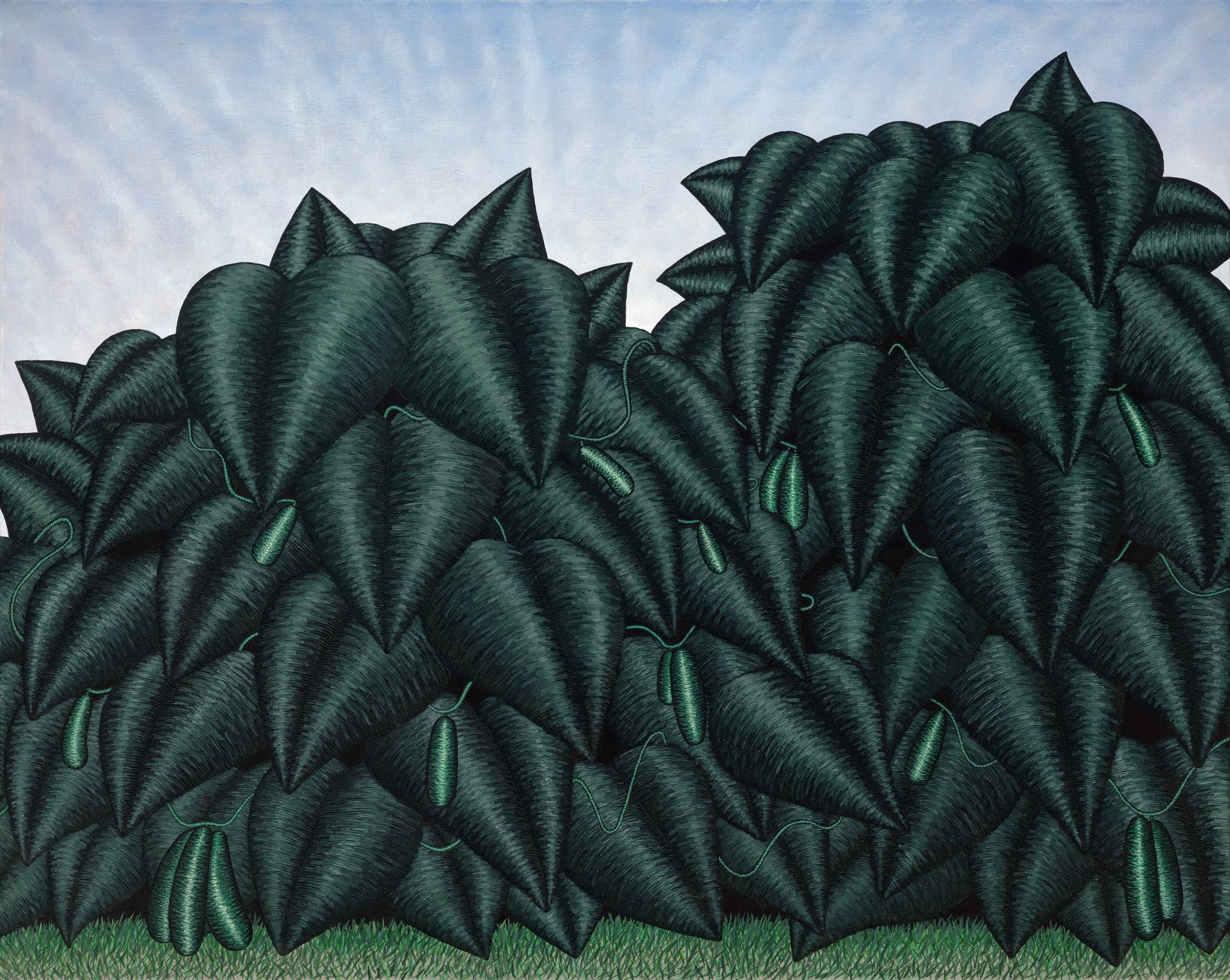 Christian Butterfield, Landscape 11 (Fruit) Cucumber Bush, 2024