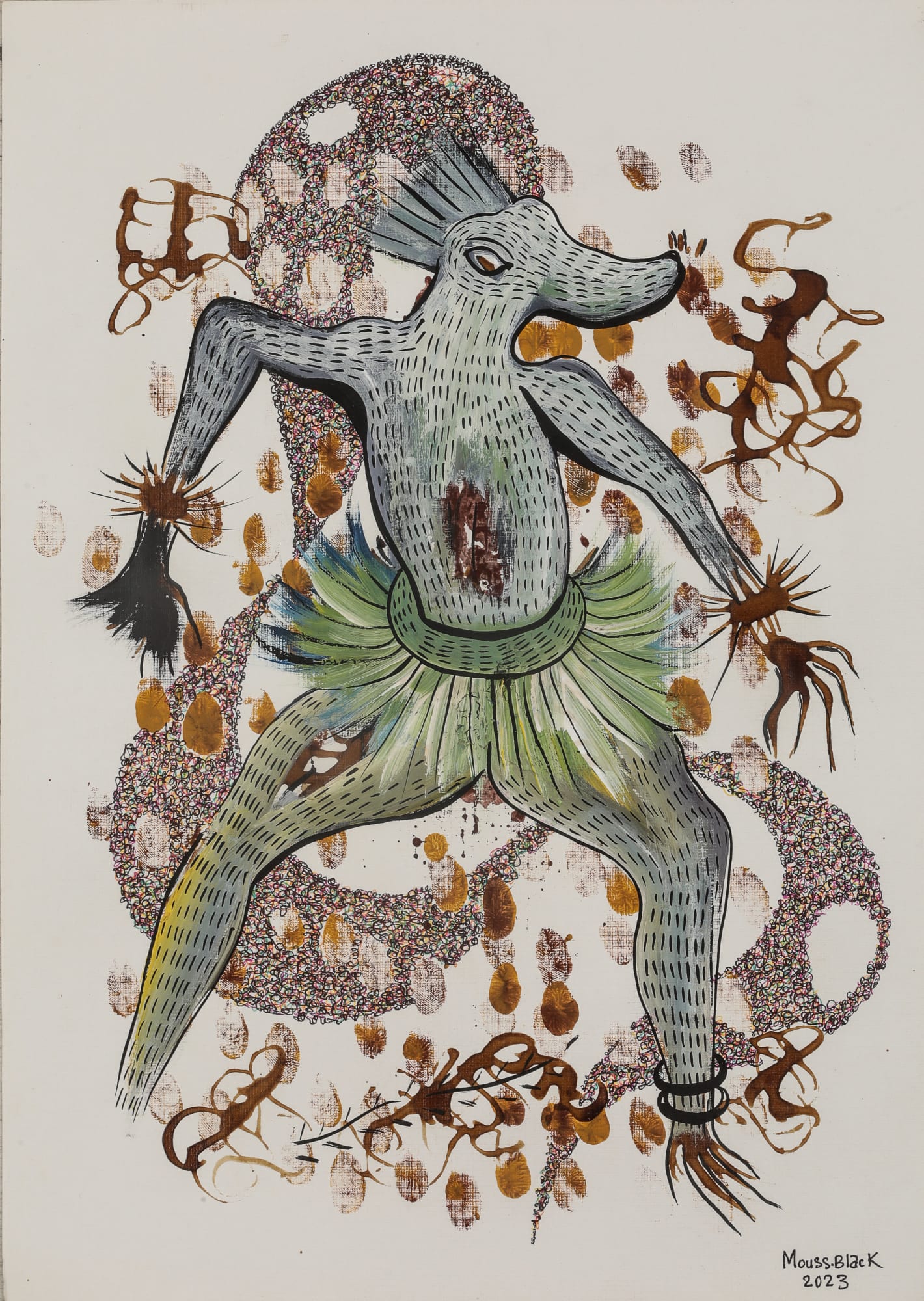 Mouss Black, Sans titre, 2024