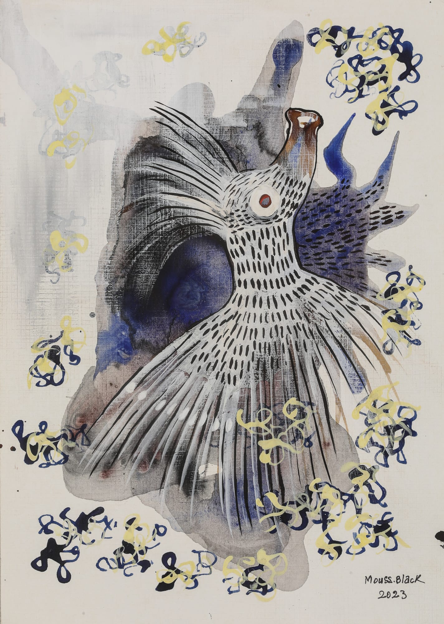 Mouss Black, Sans titre, 2023