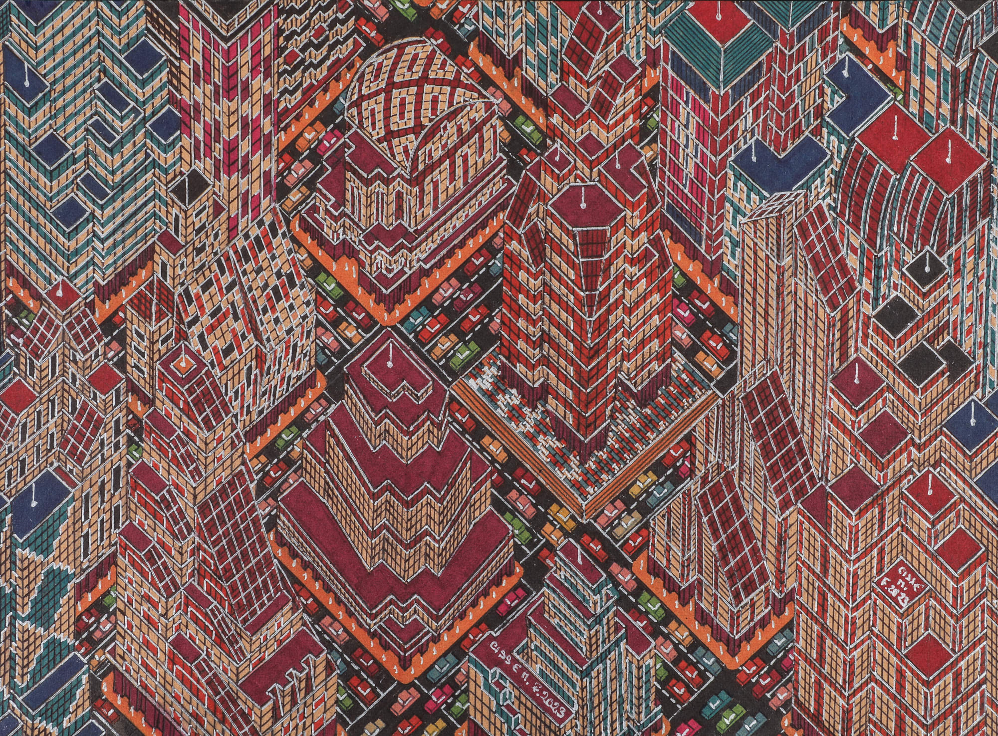 Mamadou Cissé, Sans titre, 2023