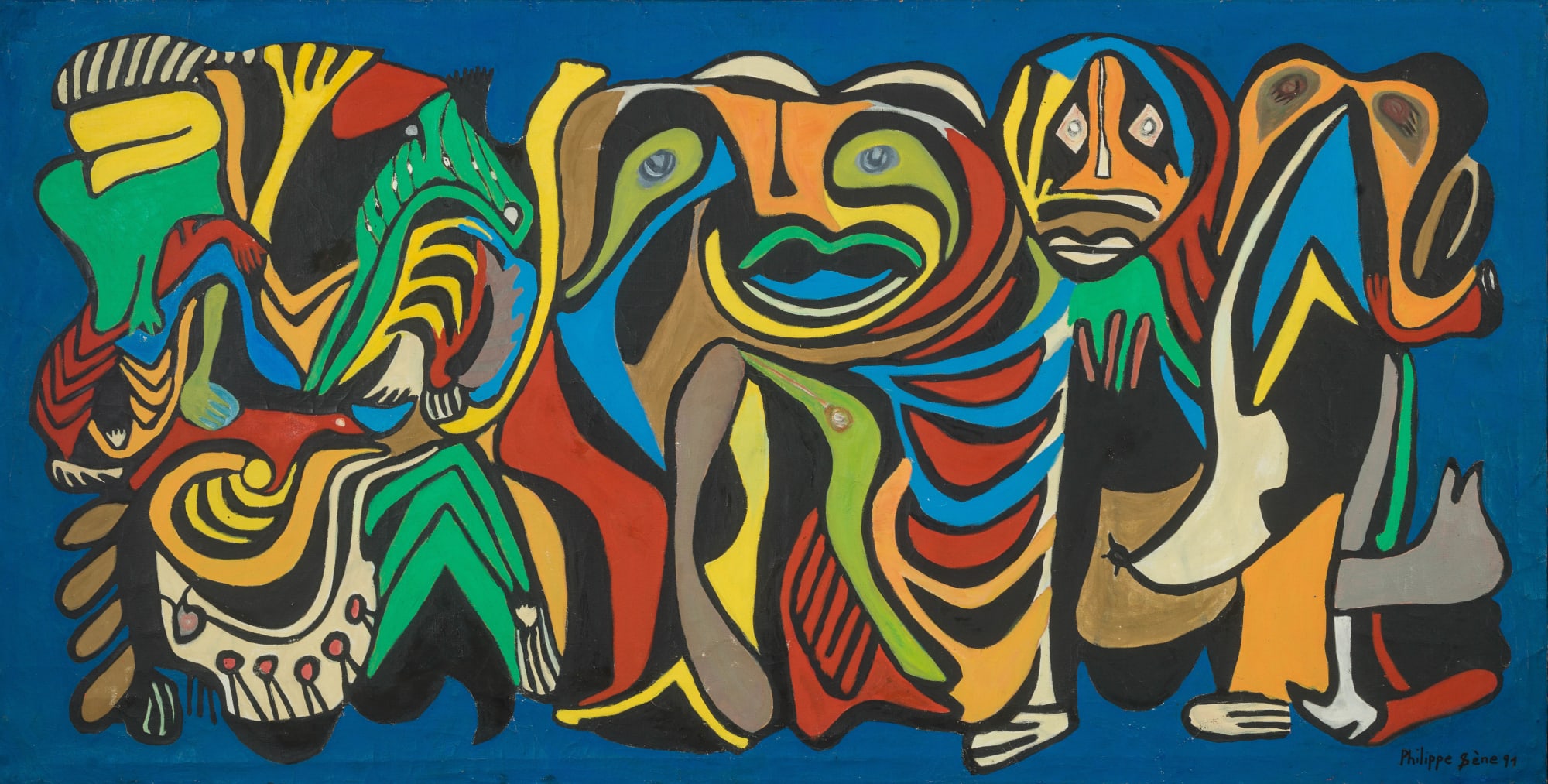 Philippe Sène, Les trois sages, 1991