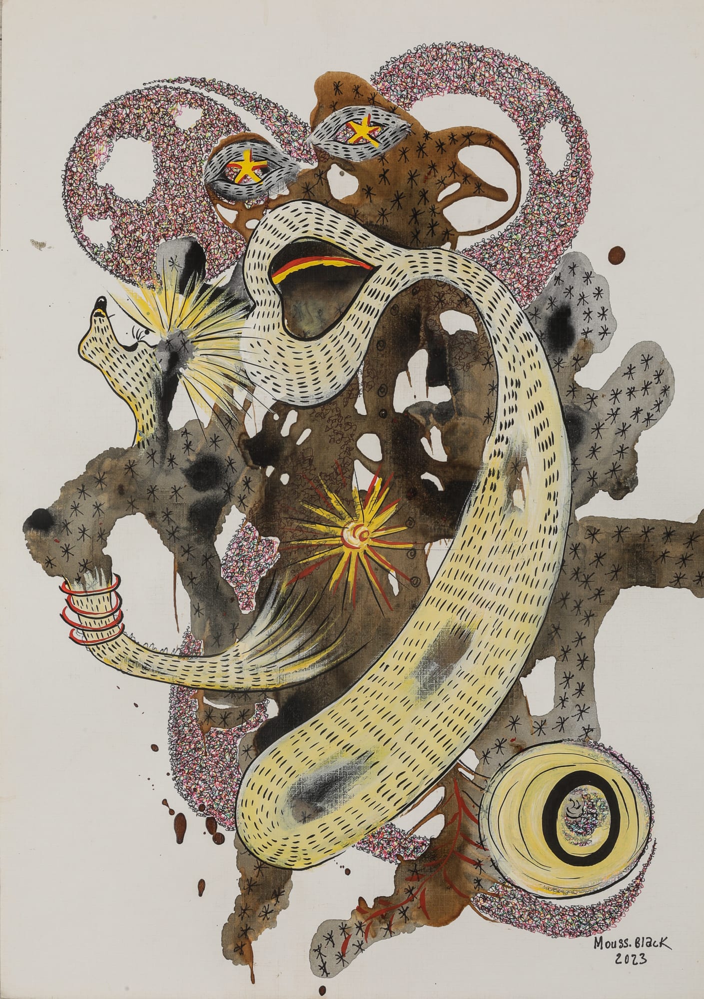Mouss Black, Sans titre, 2024