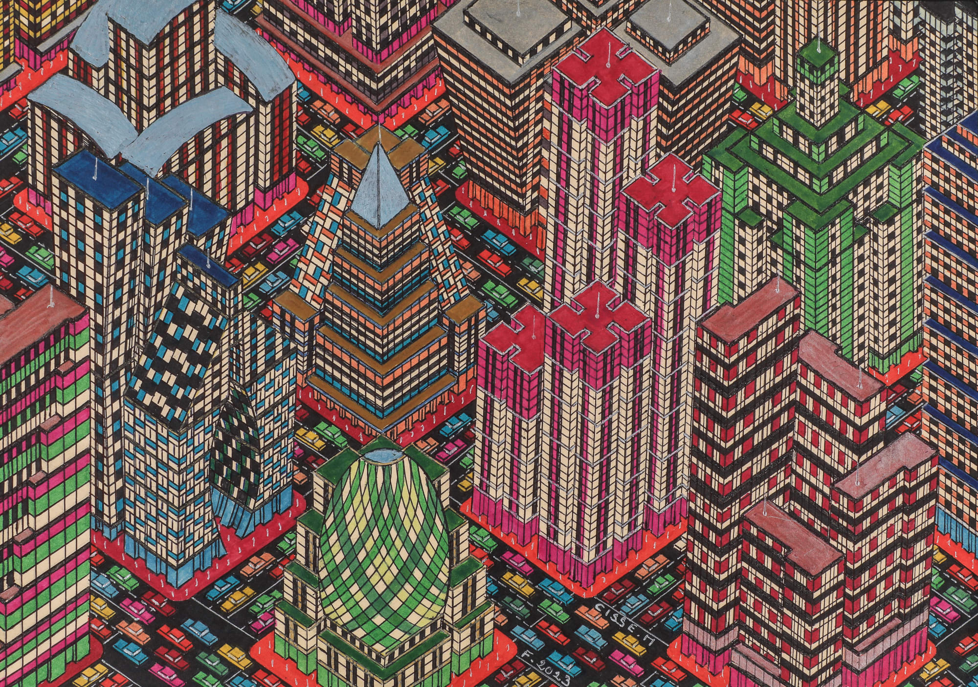 Mamadou Cissé, Sans titre, 2023