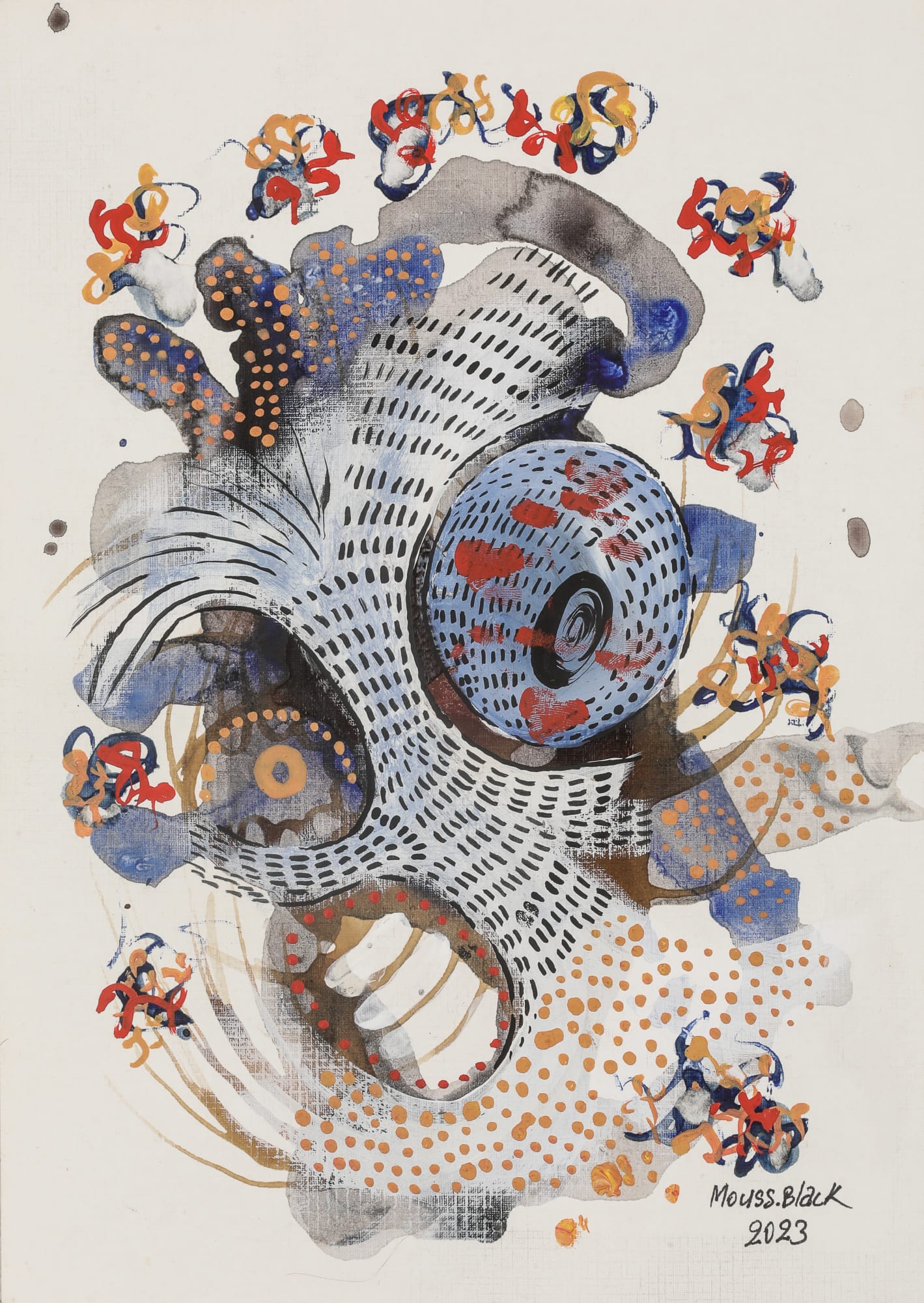 Mouss Black, Sans titre, 2023