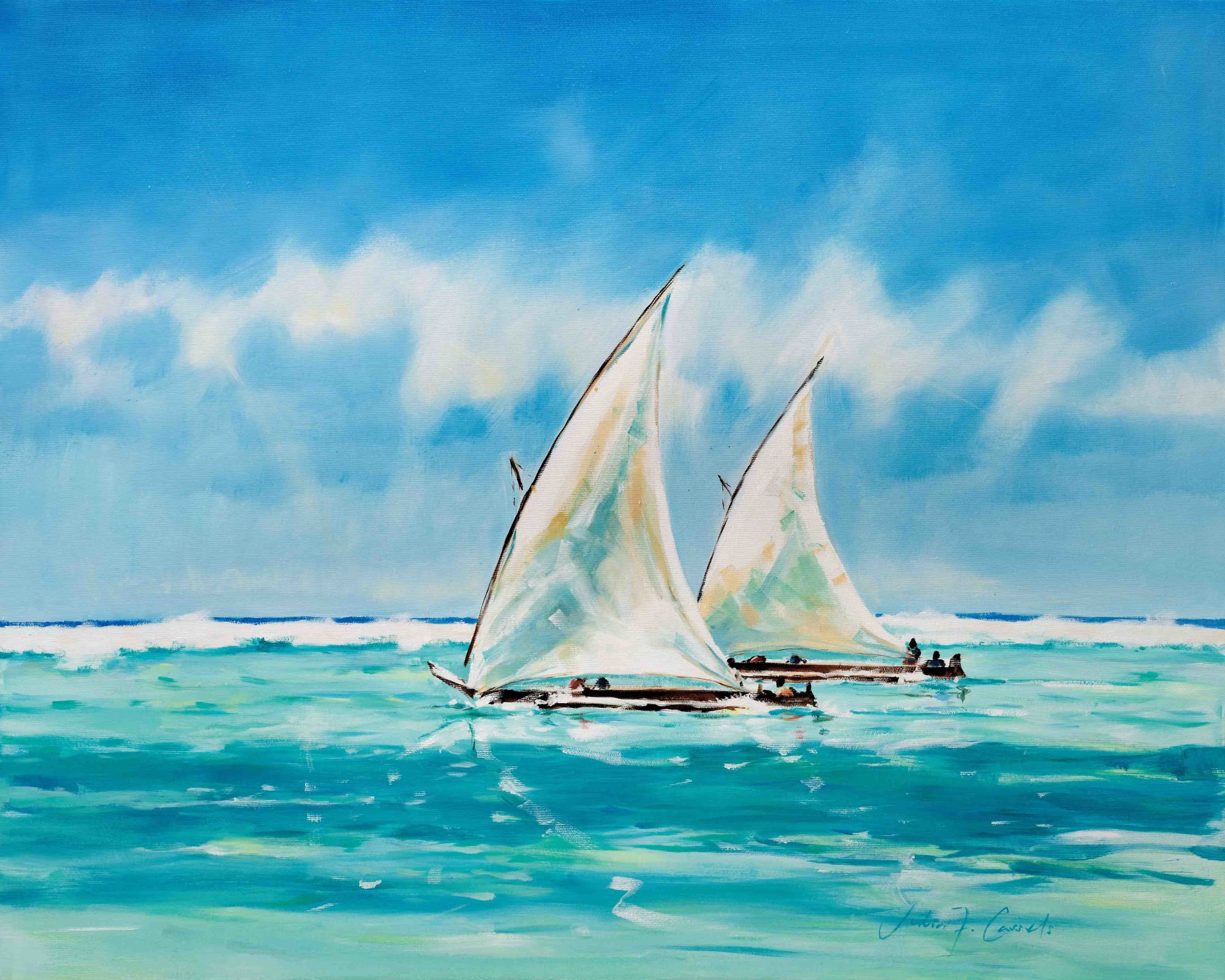 Julia Cassels, Racing Dhows