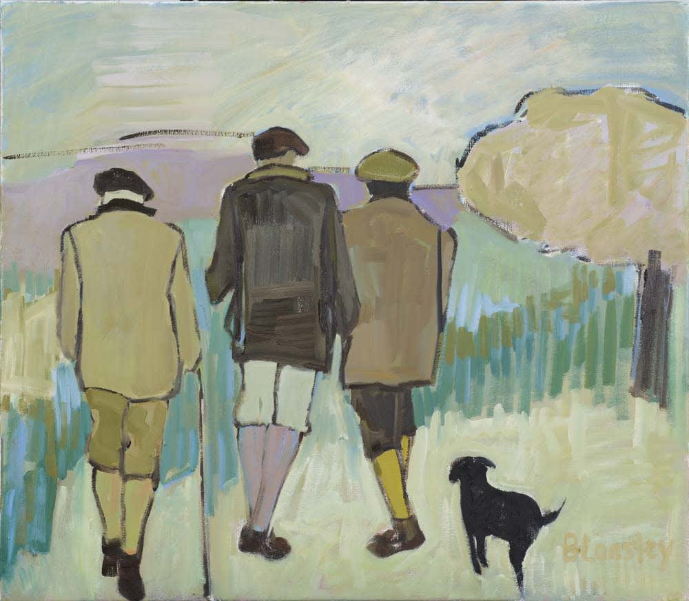 Bridget Lansley, Three Men and a Friend