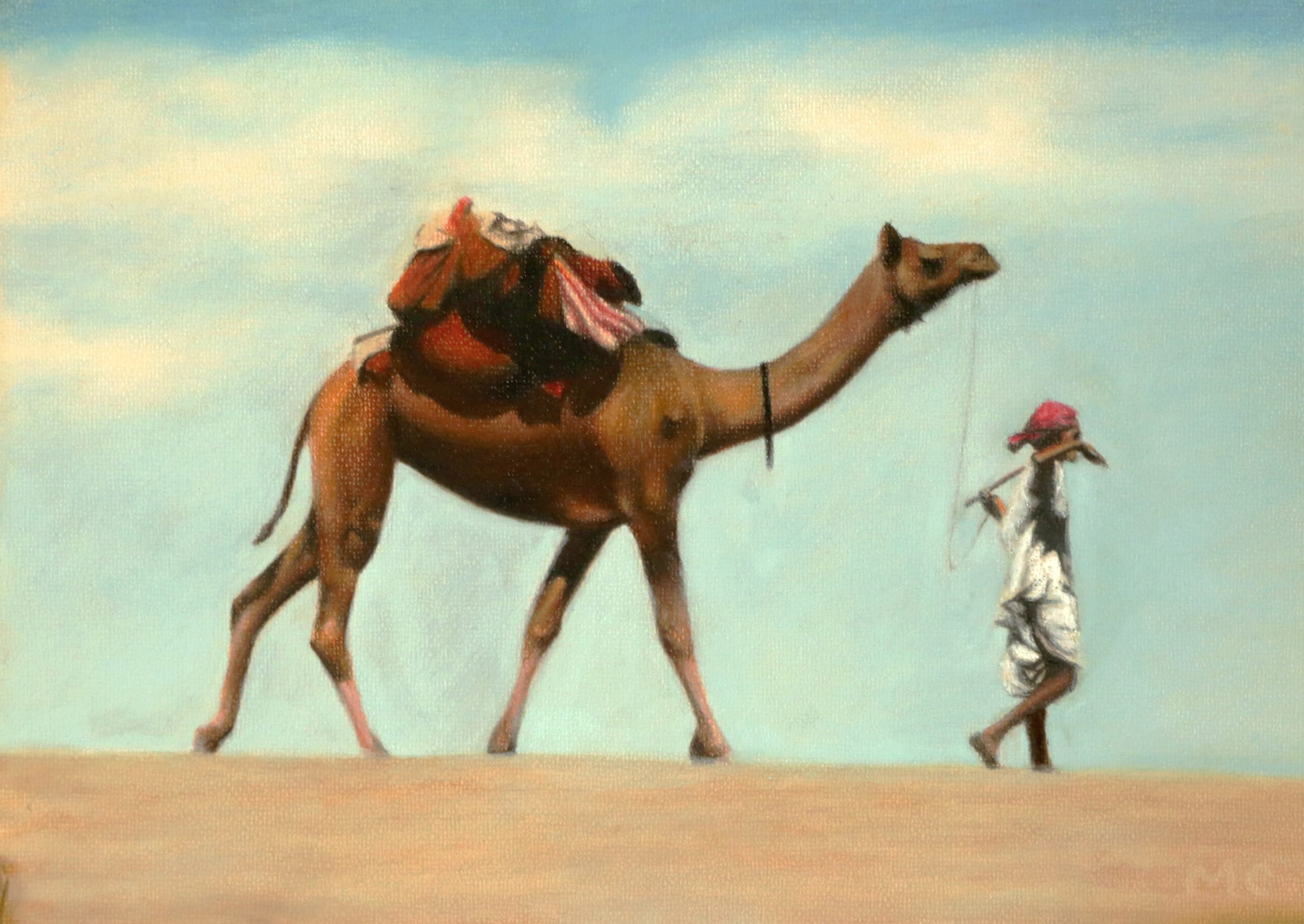 Mark Clark, Rajasthani Man with Camel