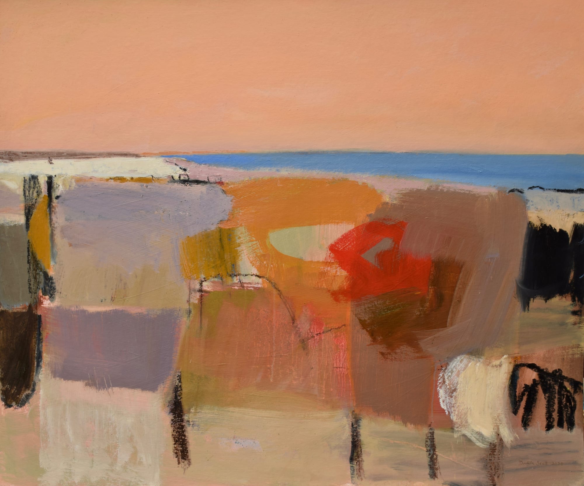 Dafila Scott, Red Tree (London Gallery)