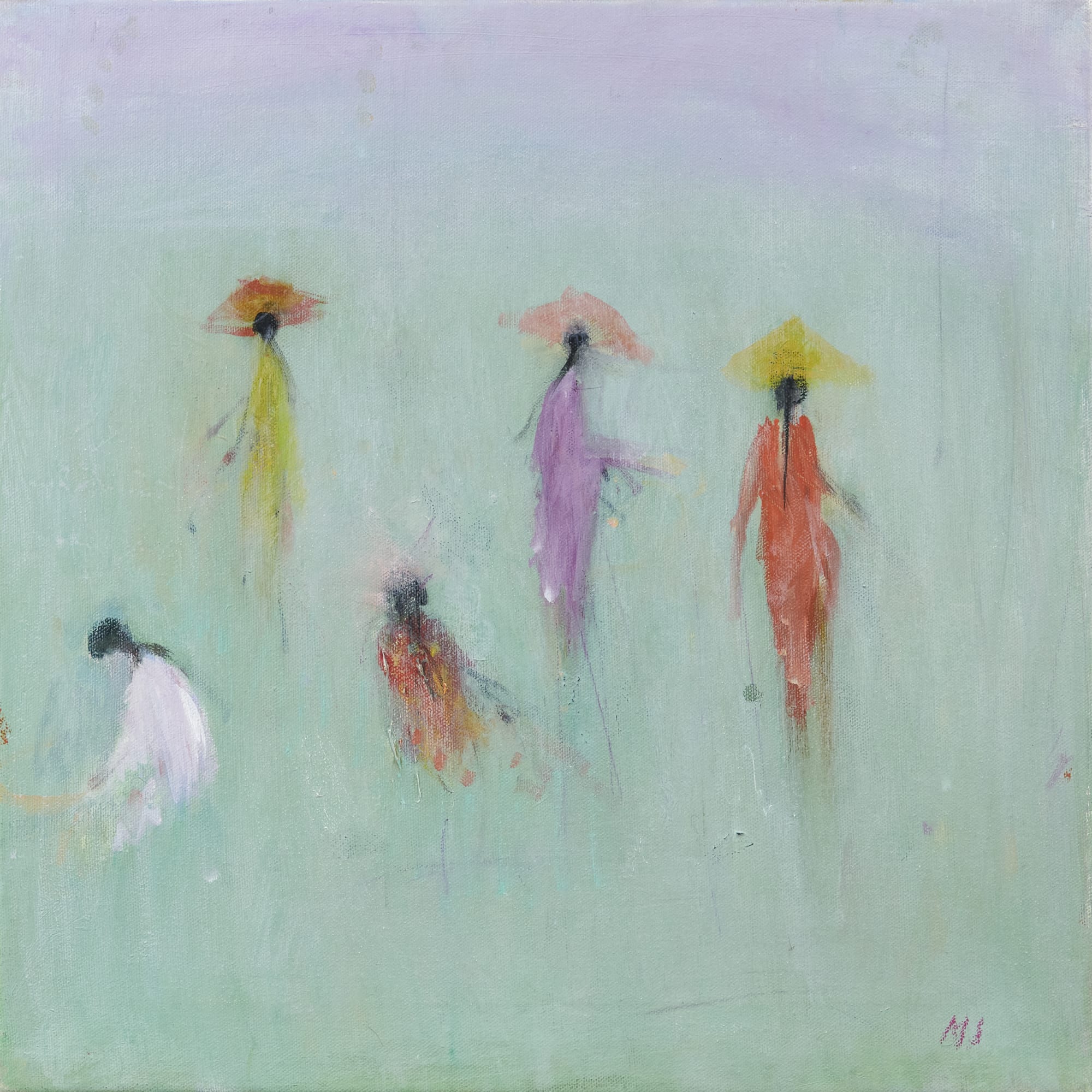 Ann Shrager, Five Tea Pickers