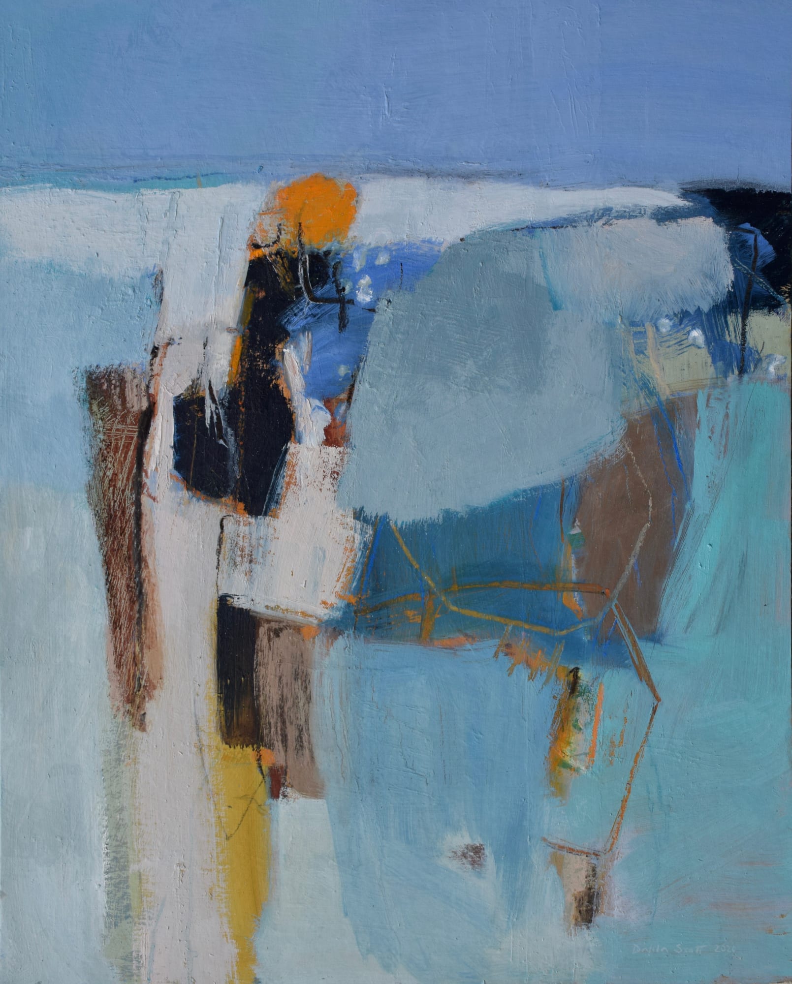 Dafila Scott, A Walk at the Coast (London Gallery)