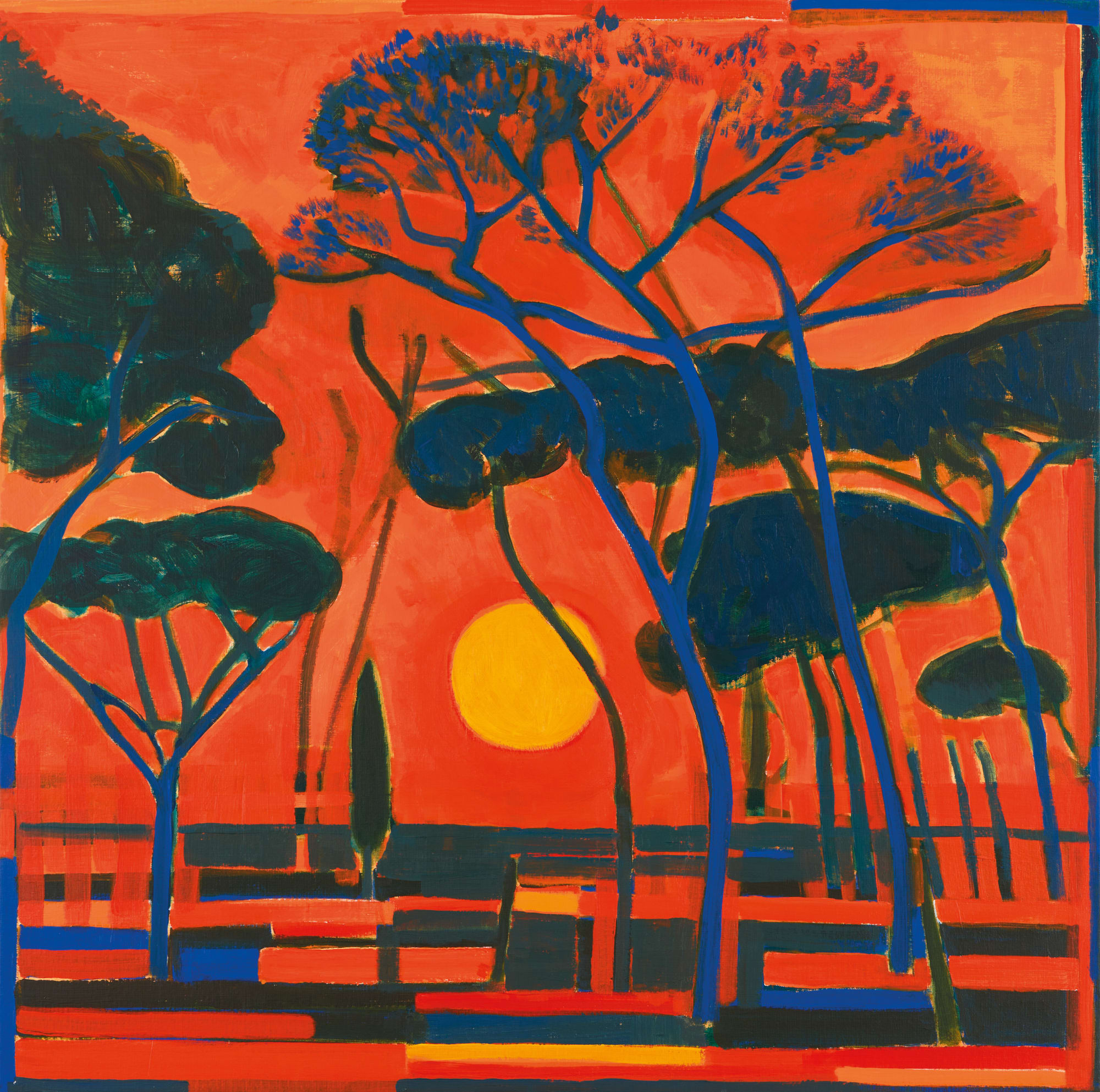 Katharine Edwards, Cinnabar Sunset, Rome