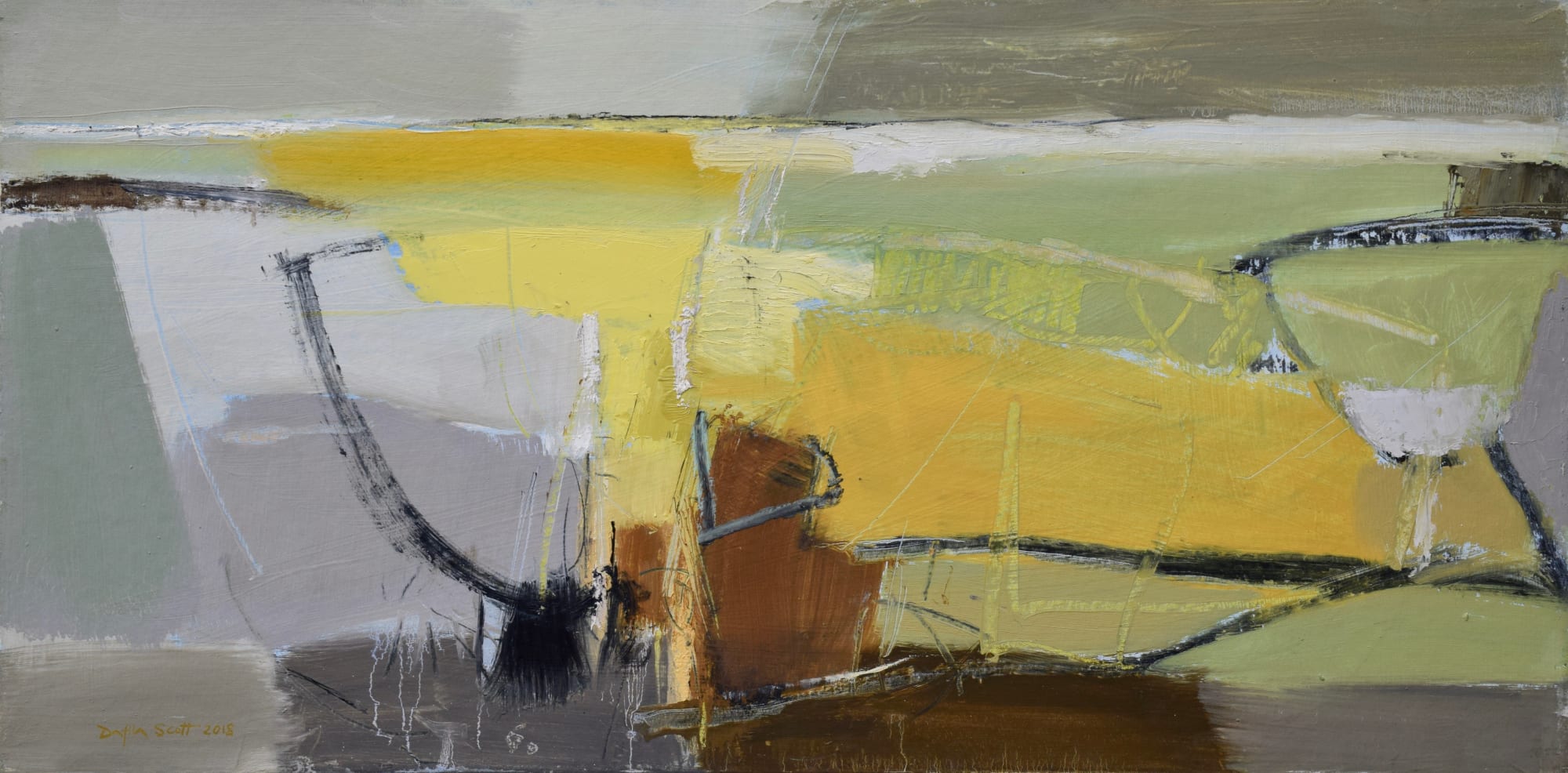 Dafila Scott, Spring Day on the Fen (London Gallery)