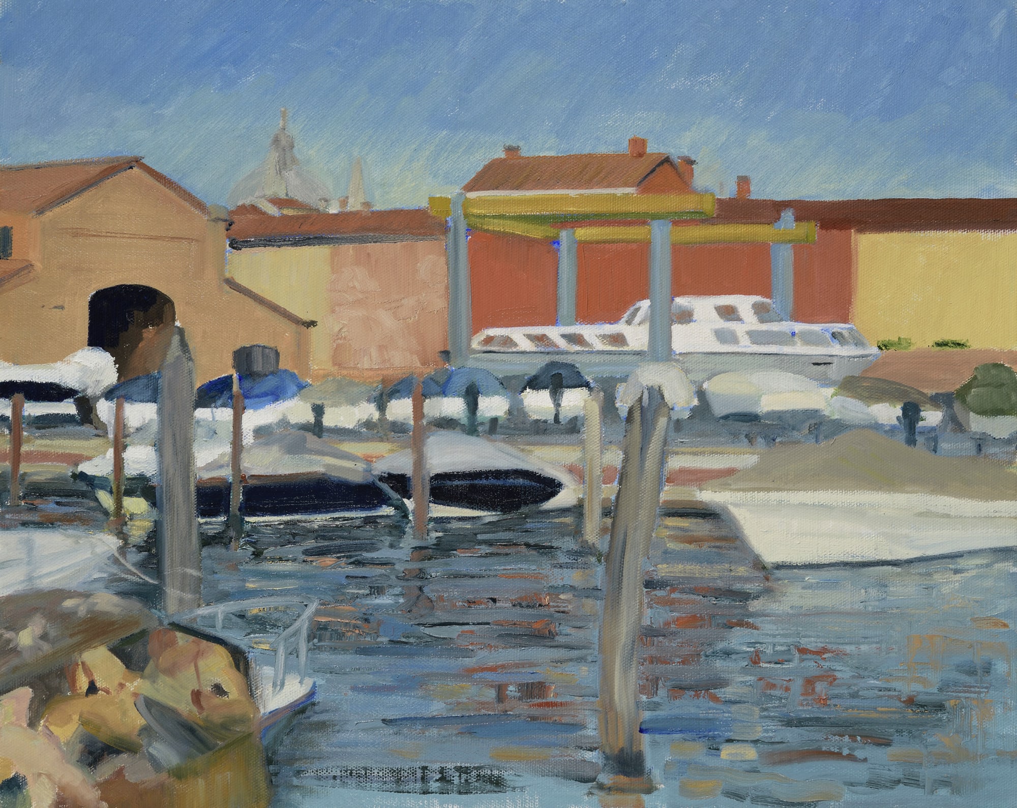 Celia Montague, Boatyard, Late Afternoon, Venice
