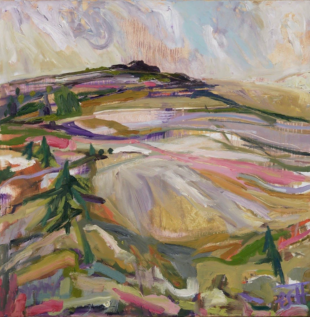 Emma Haggas, Hilltop with Pines