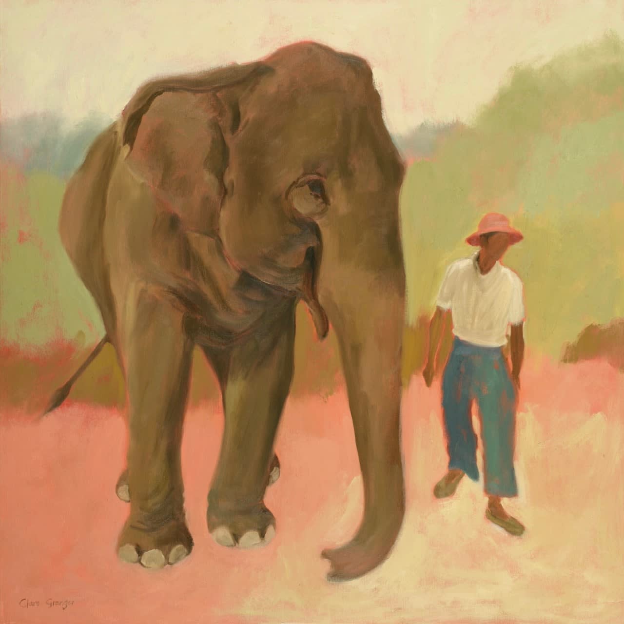 Clare Granger, Elephant with Boy