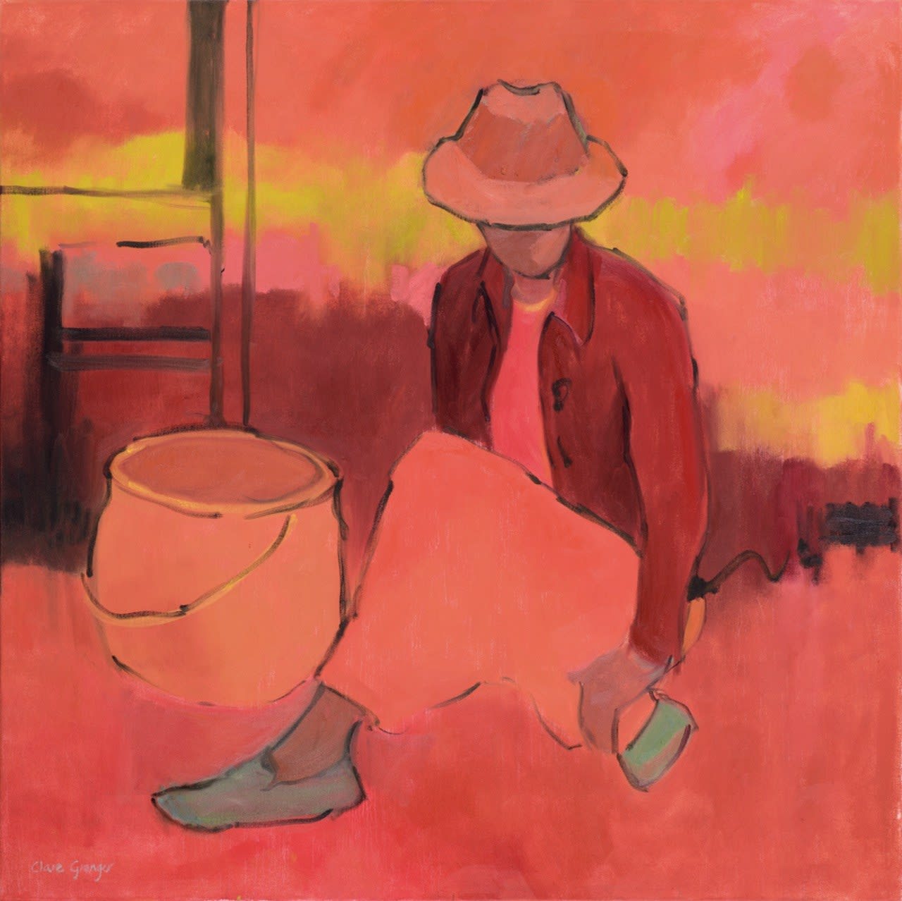 Clare Granger, Pink and Orange