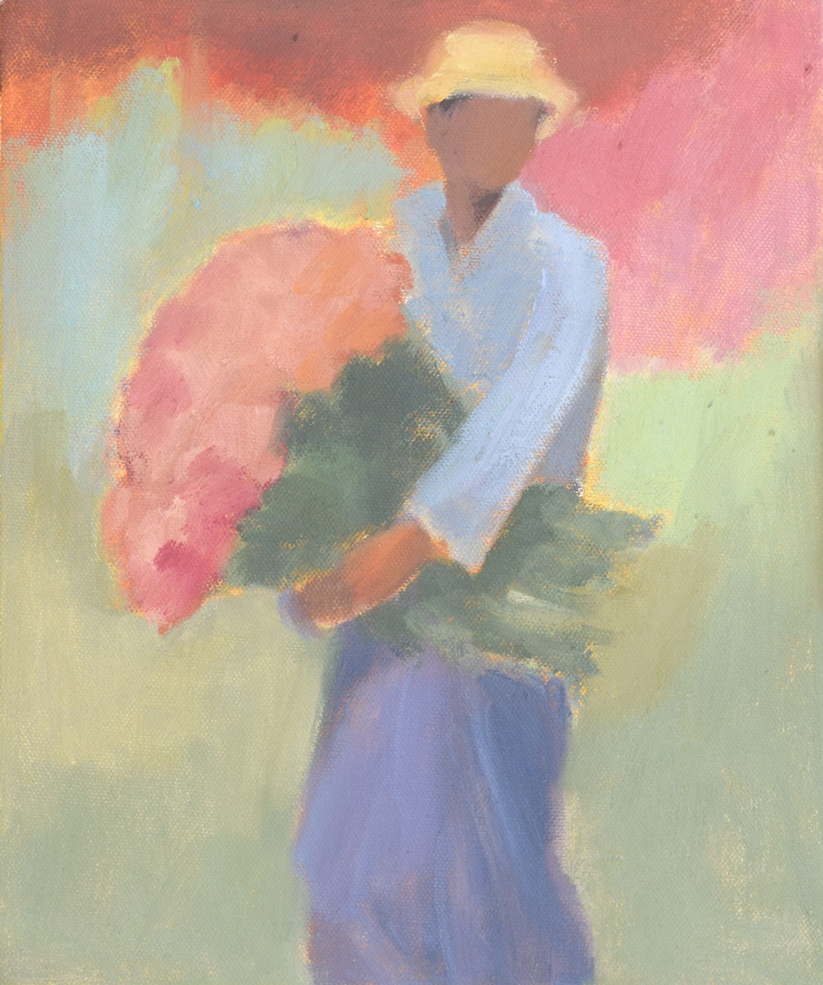 Clare Granger, At the Flower Market