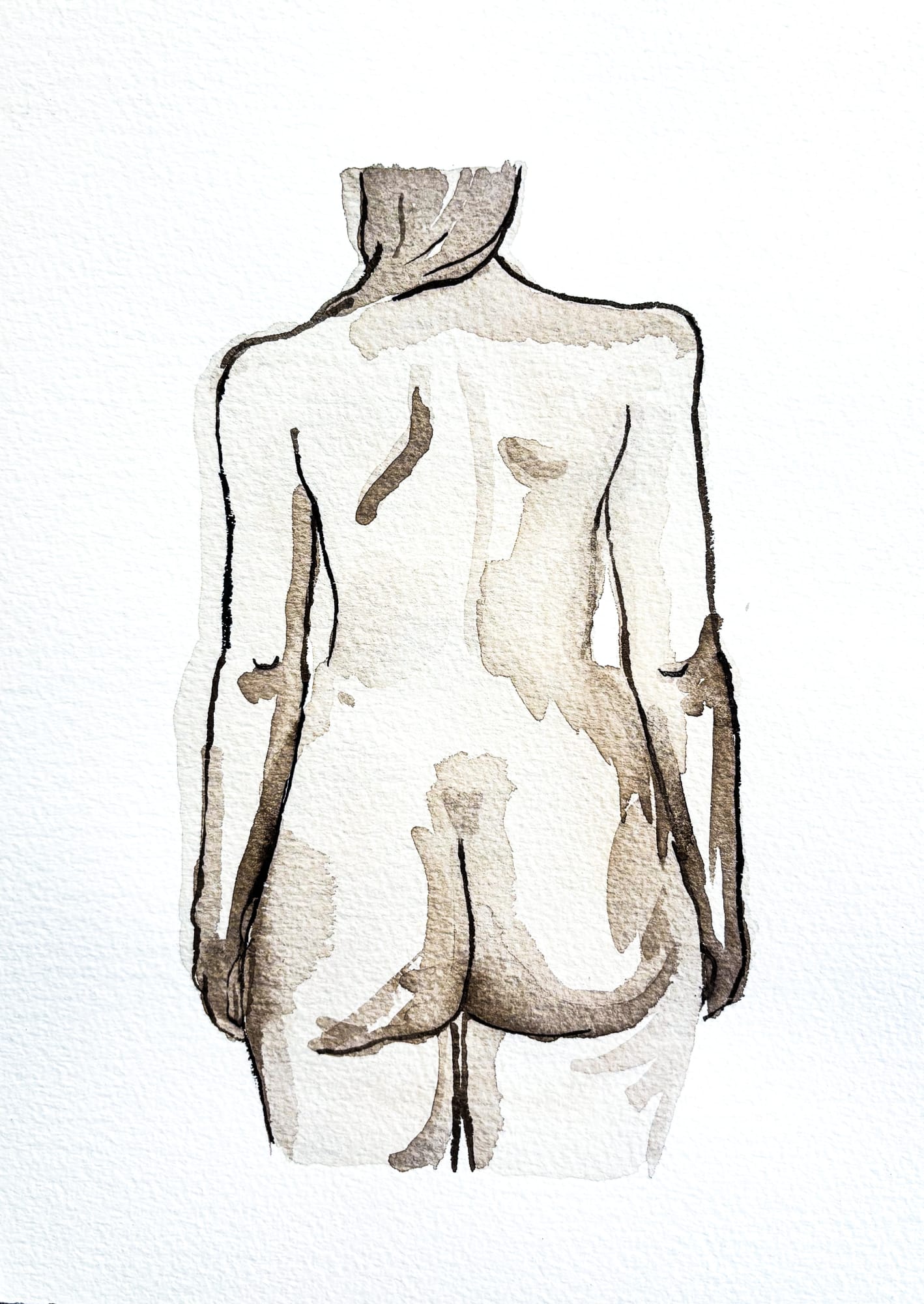 Bruce Cahn, Nude Study IV