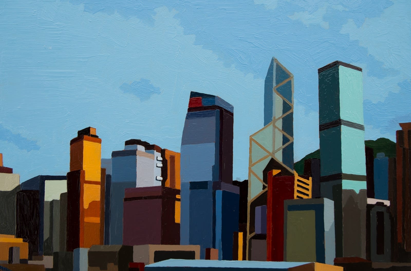 Andy Burgess, Hong Kong Waterfront II, 2016