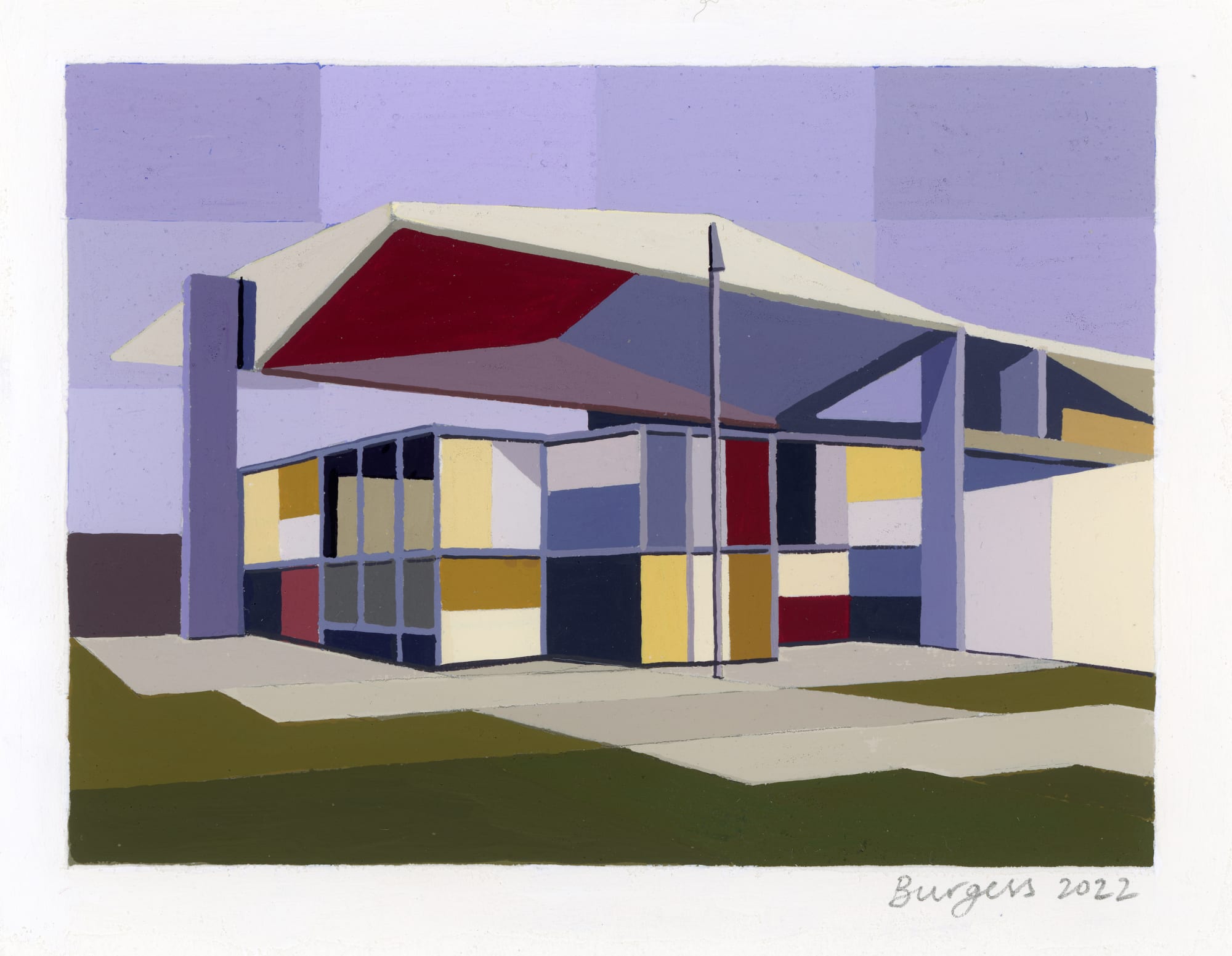 Andy Burgess, Pavilion le Corbusier, 2022