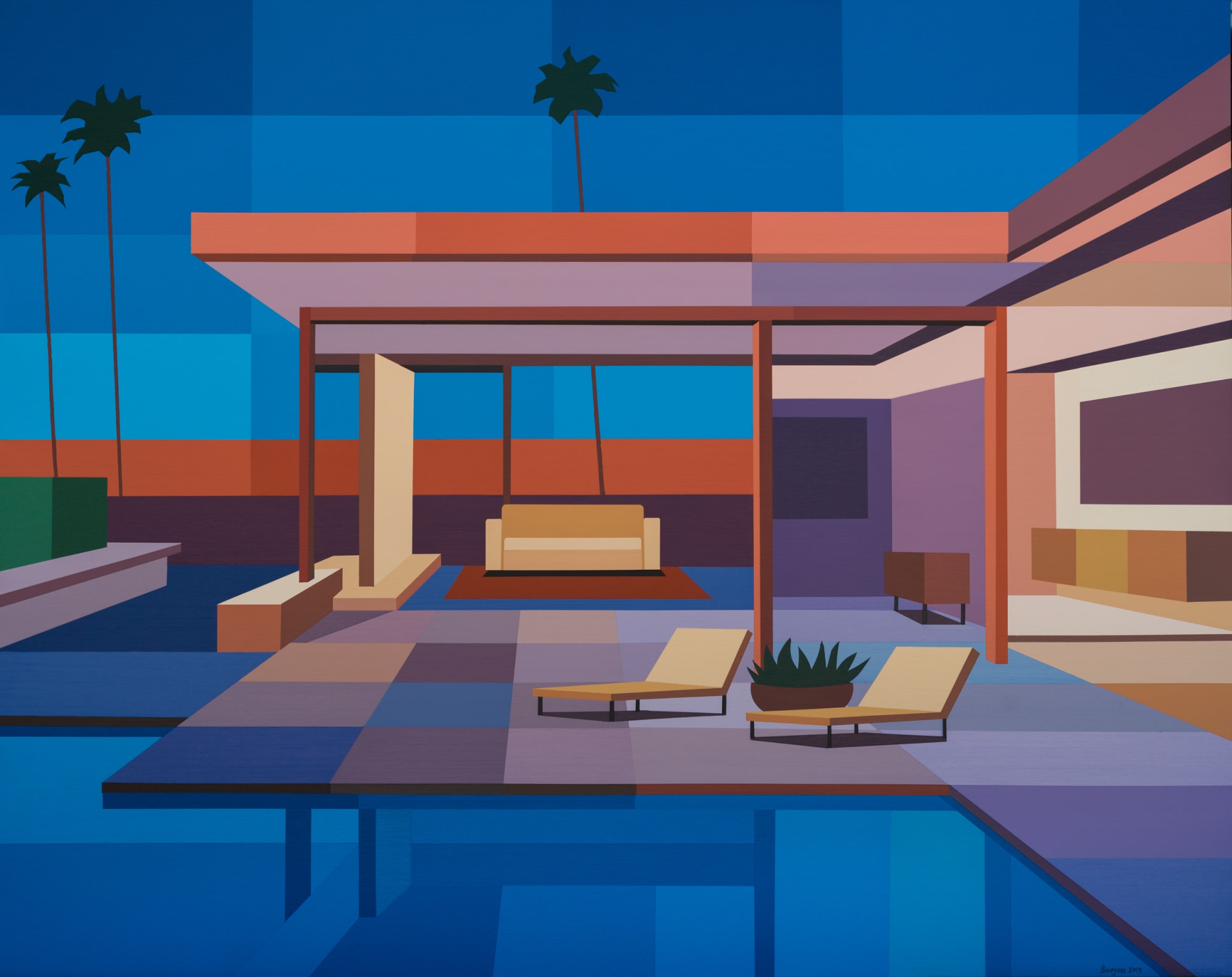 Andy Burgess, Modern House II, 2019