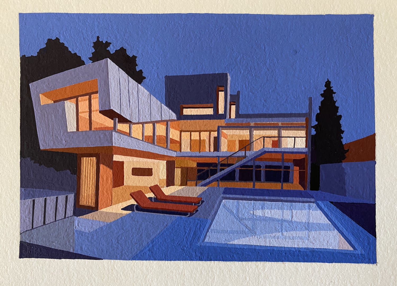 Andy Burgess, Blue Night, 2020