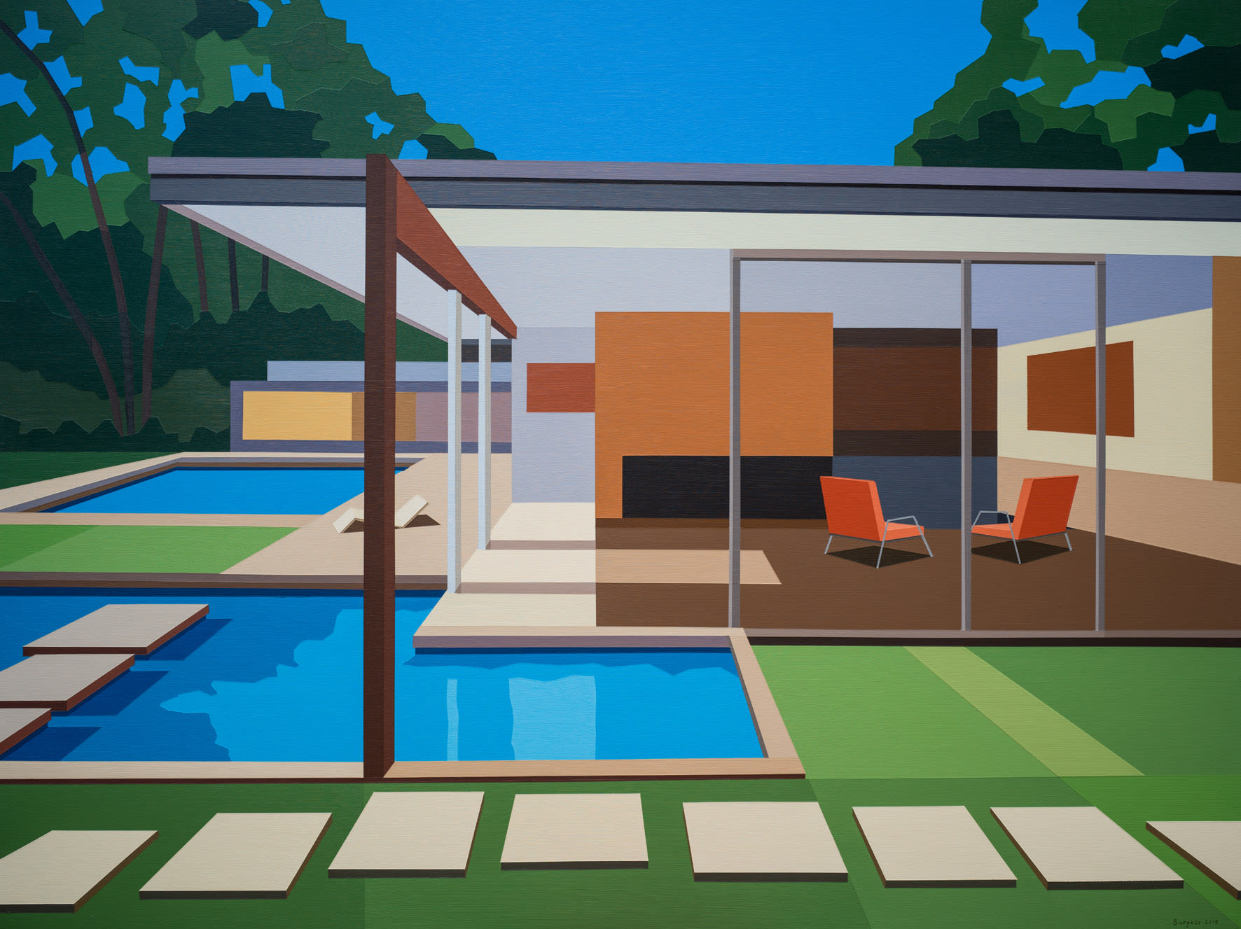 Andy Burgess, Singleton House III, 2018