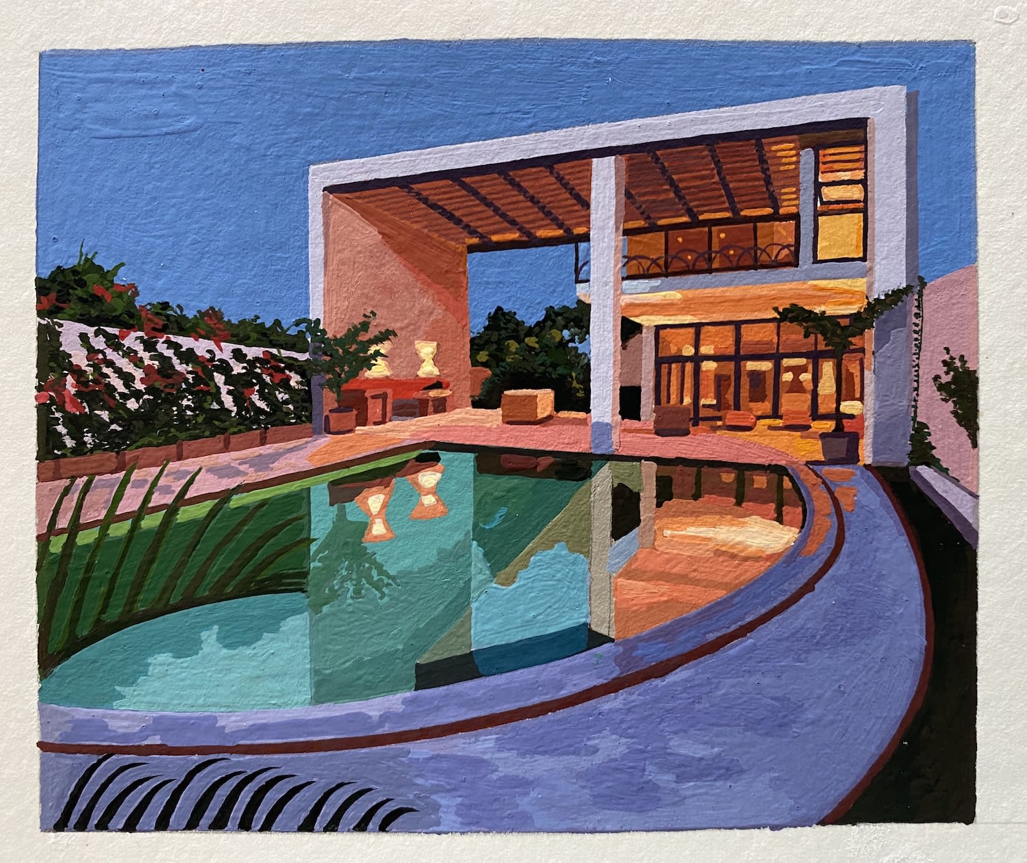 Andy Burgess, Curve Pool, 2020