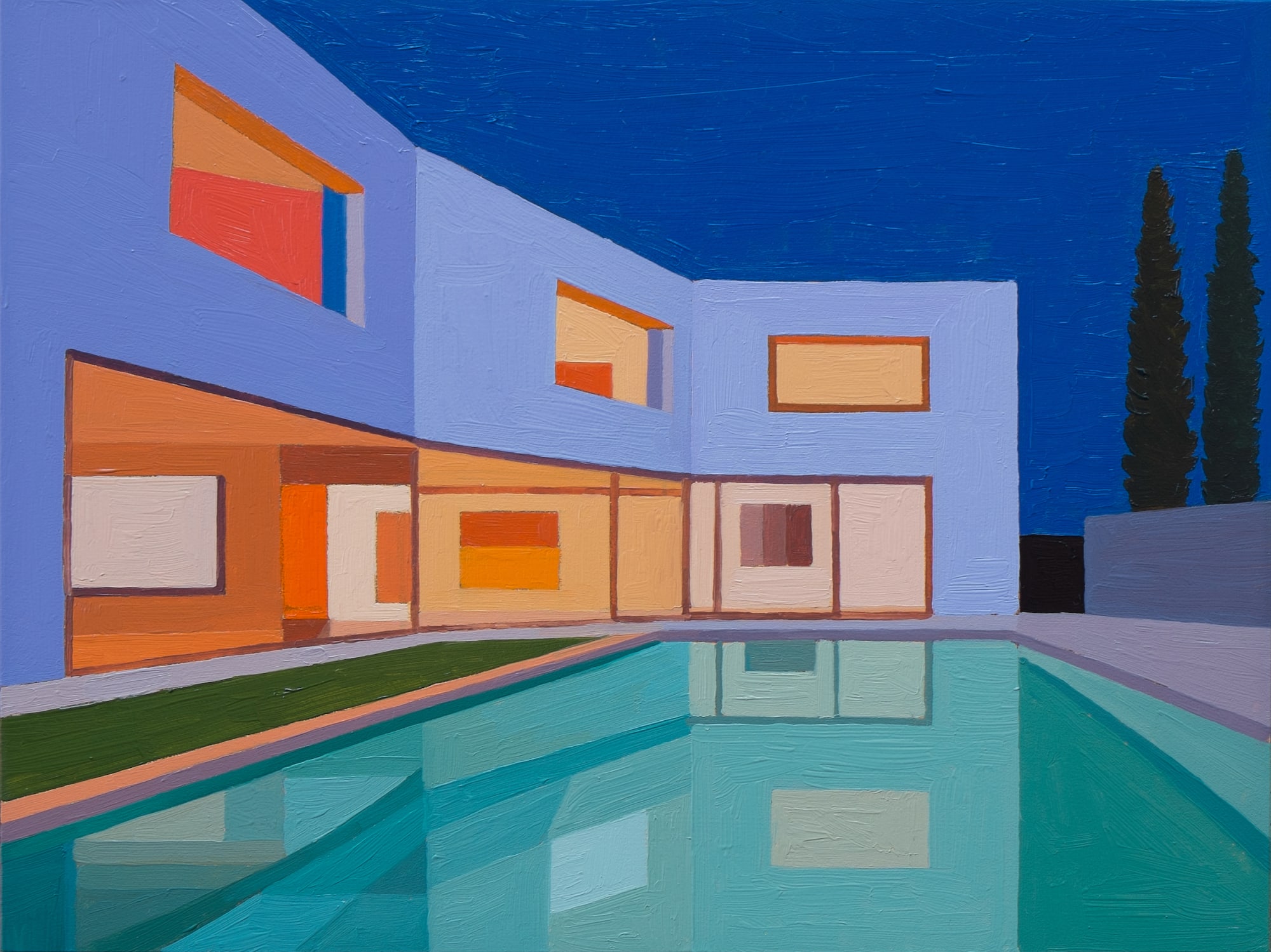 Andy Burgess, Red Window I, 2016