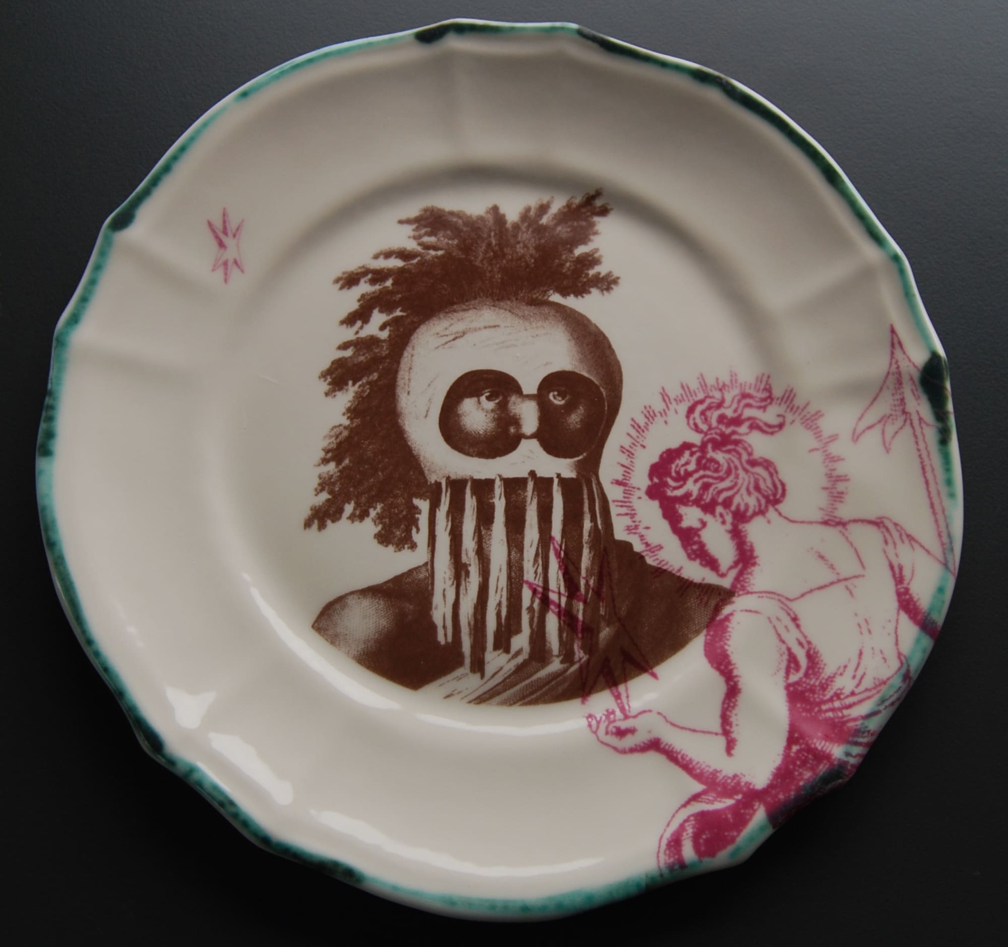 Matt Smith (British), Round Plate 5, 2022