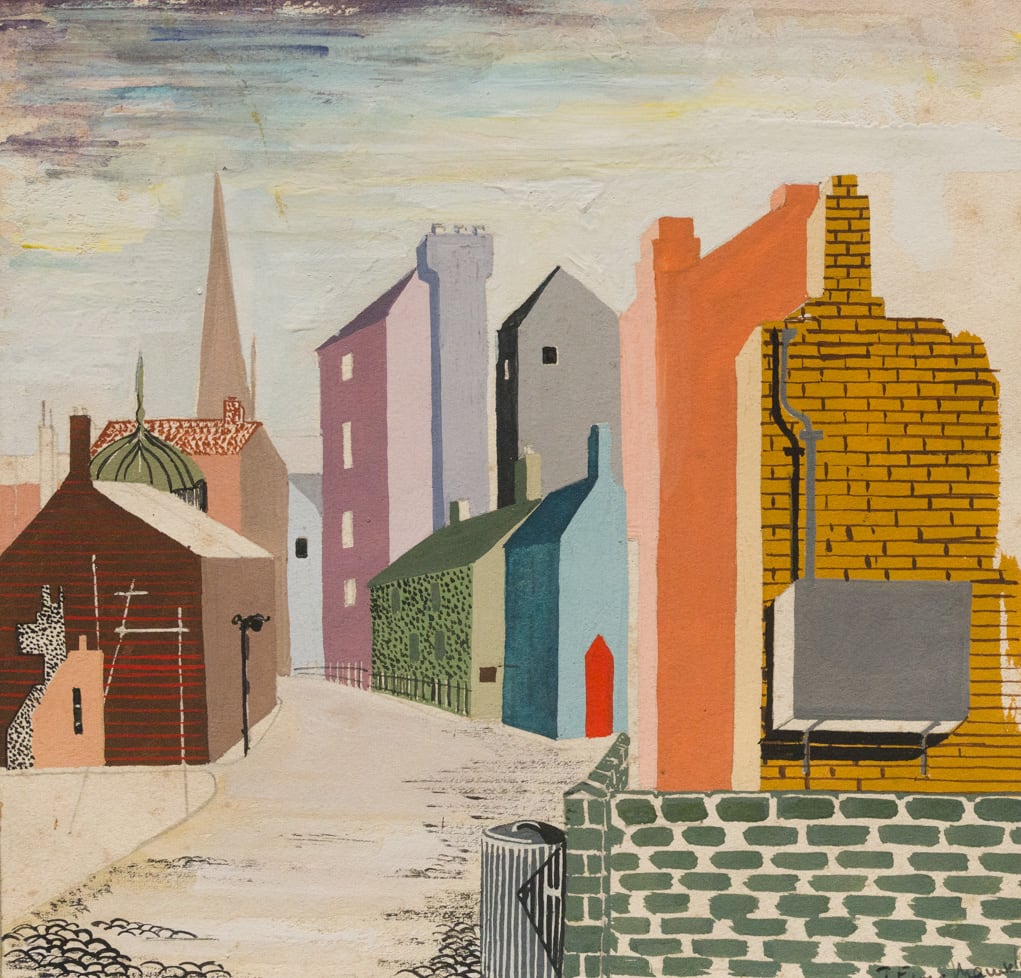 Tuëma Pattie, Belfast Street Scene, 1958