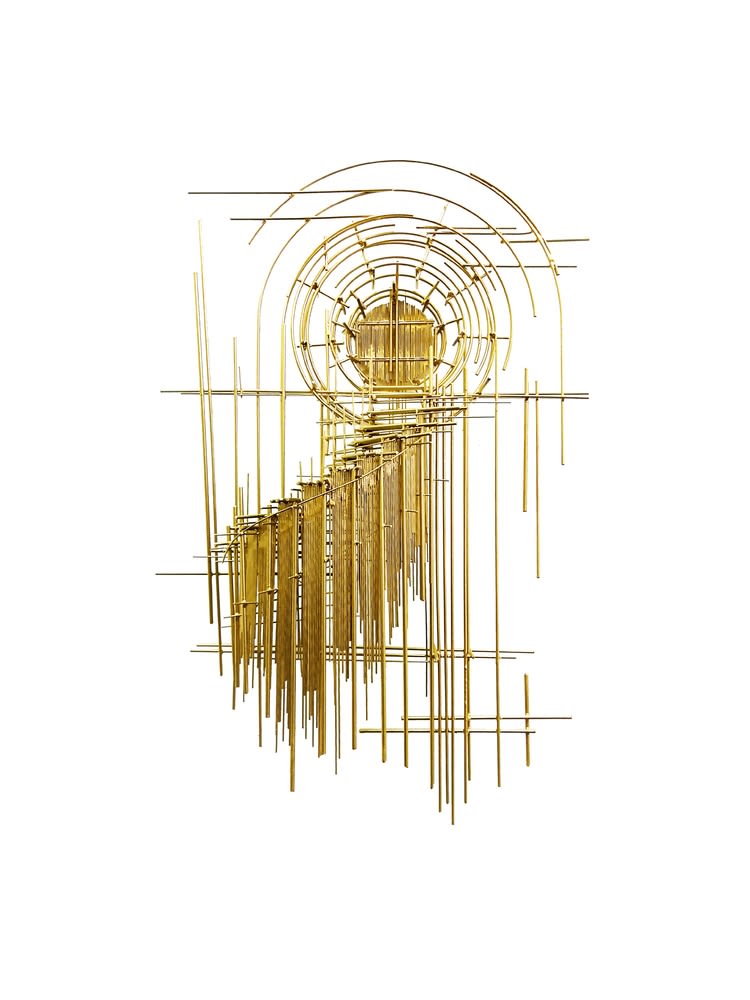 David Moreno Moon Gate I carbon steel, silver, paint 40 x 20 x 65 cm