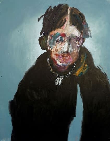 Gael Davrinche Under the skin 7 Oil on canvas 160 x 200 cm