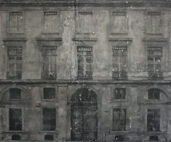 Yz LOST IN THE CITY PARIS BUILDING 2 123x101cm
