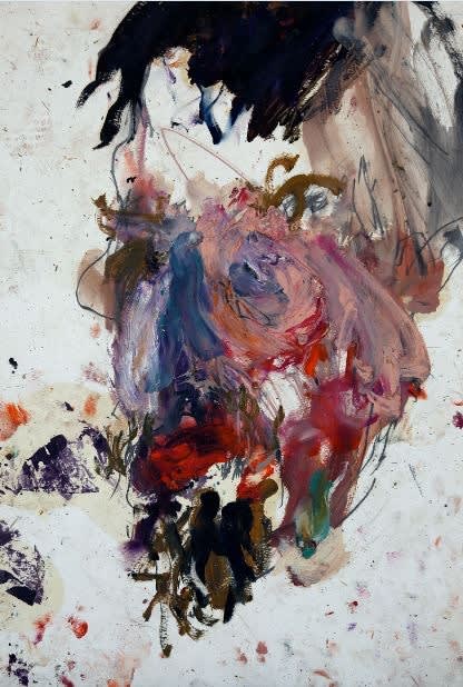 Gael Davrinche under the skin drawing 23 oil on paper 70 x 48 cm