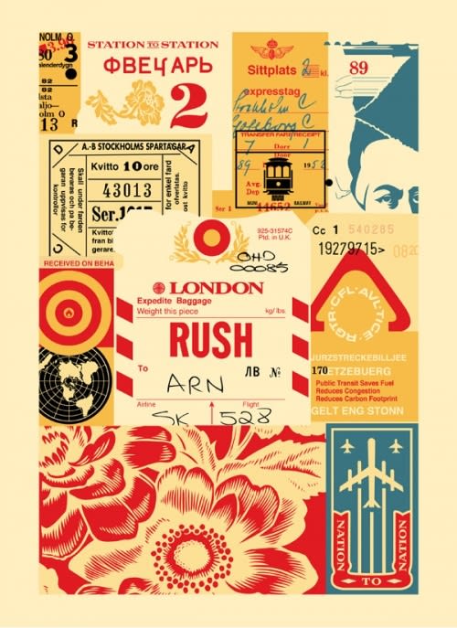 Shepard Fairey Station to Station 4 137x100 cm