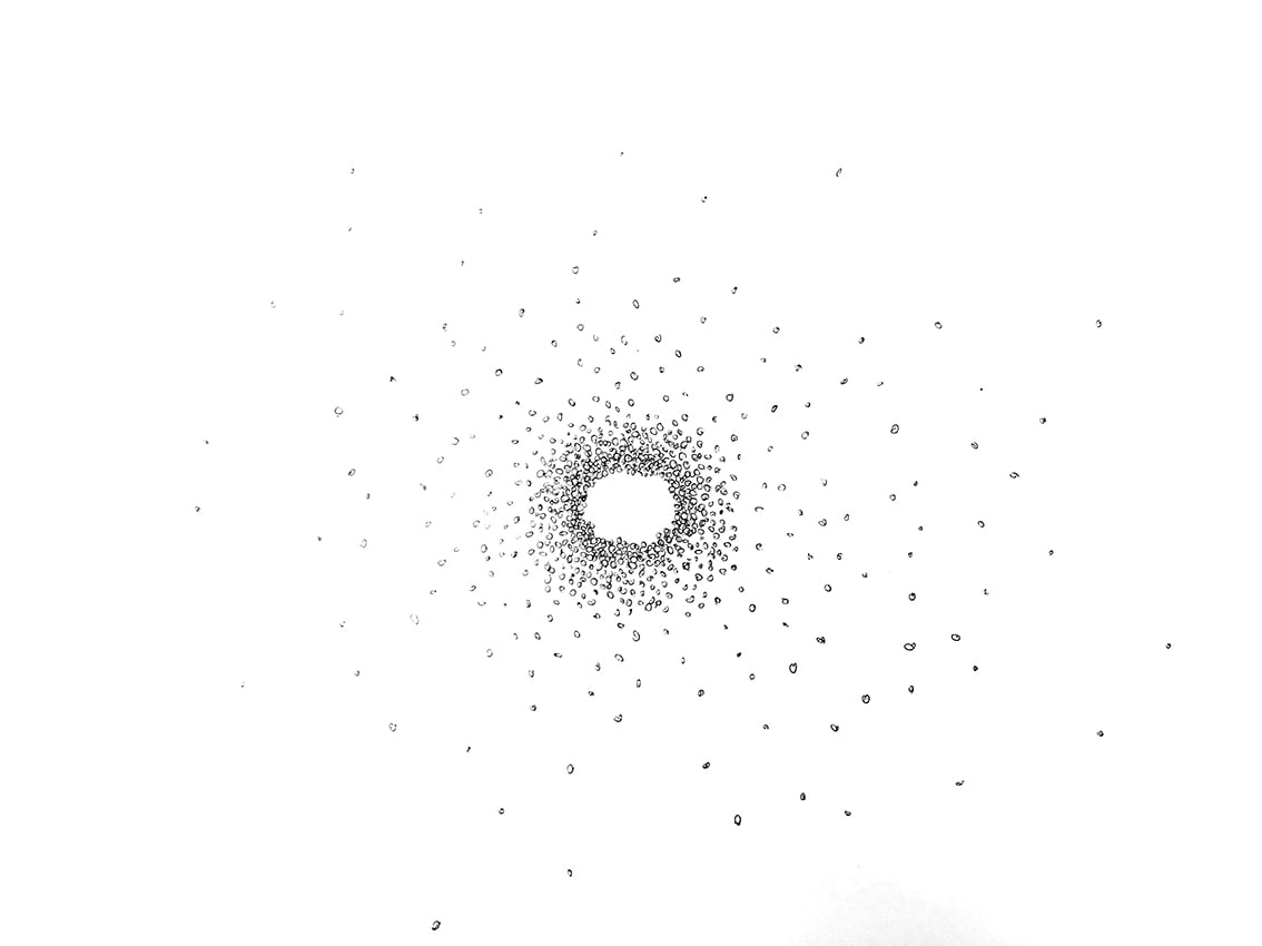 Charles Petillon Constellation Pen on paper 21 x 29.7 cm