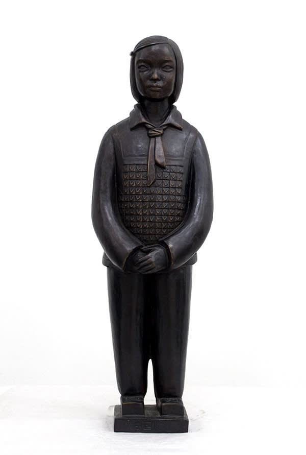 Prune Nourry Mini Terracotta Daughter #2 Bronze 38 cm