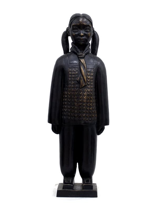 Prune Nourry Mini Terracotta Daughter #1 Bronze 38 cm