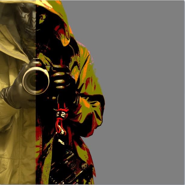 Futura Digital 12 Fine Art print on Fine Art Arches Museum paper 40 x 40 cm