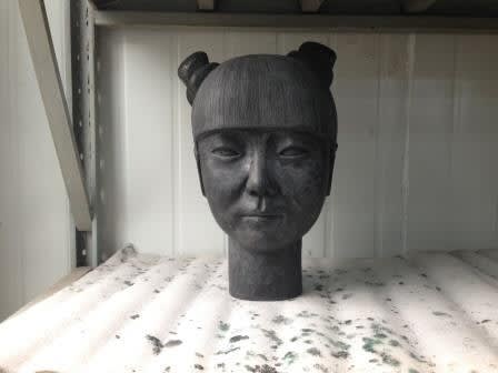 Prune Nourry Terracotta Daughter #7 (Head) bronze 30 x 22 x 17 cm