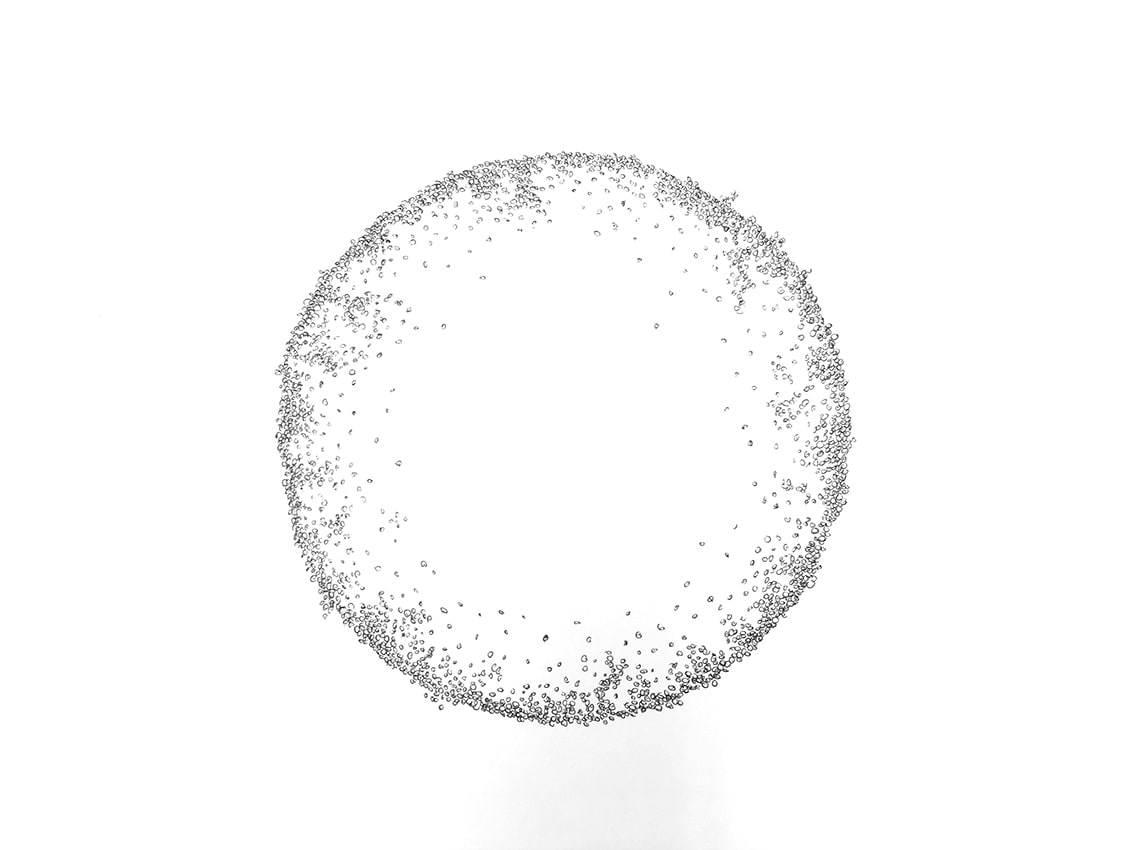 Charles Petillon Planète Pen on paper 21 x 29.7 cm