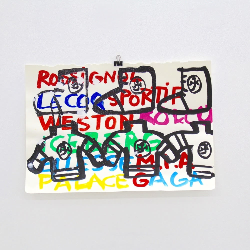 Castelbajac Une vie de collab drawing on paper 29.5 x 42 cm