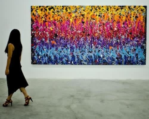 Jonone 1st of October Acrylic on canvas 205 x 381 cm