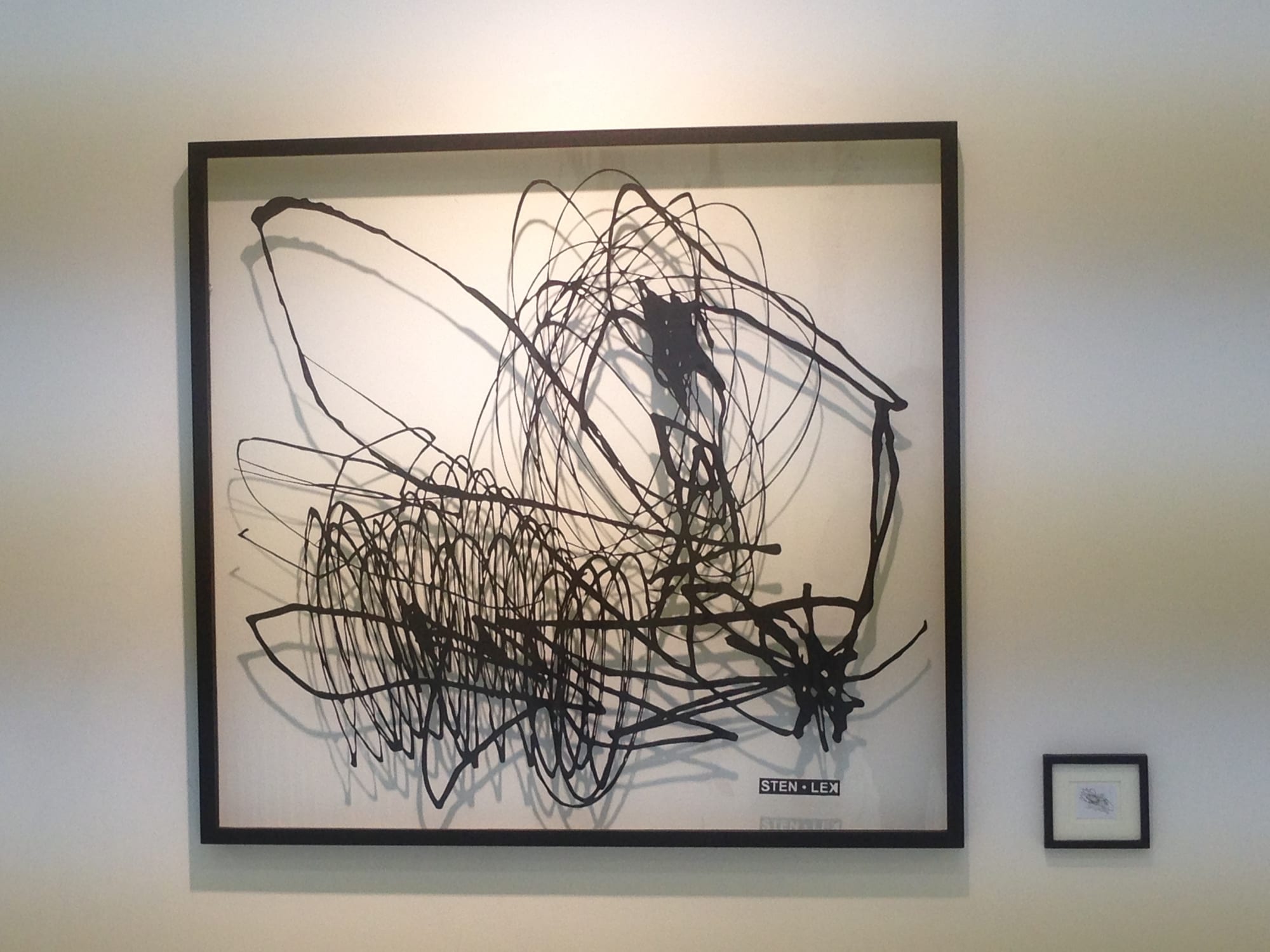 Sten Lex Untitled cut paper 95 x 87 cm