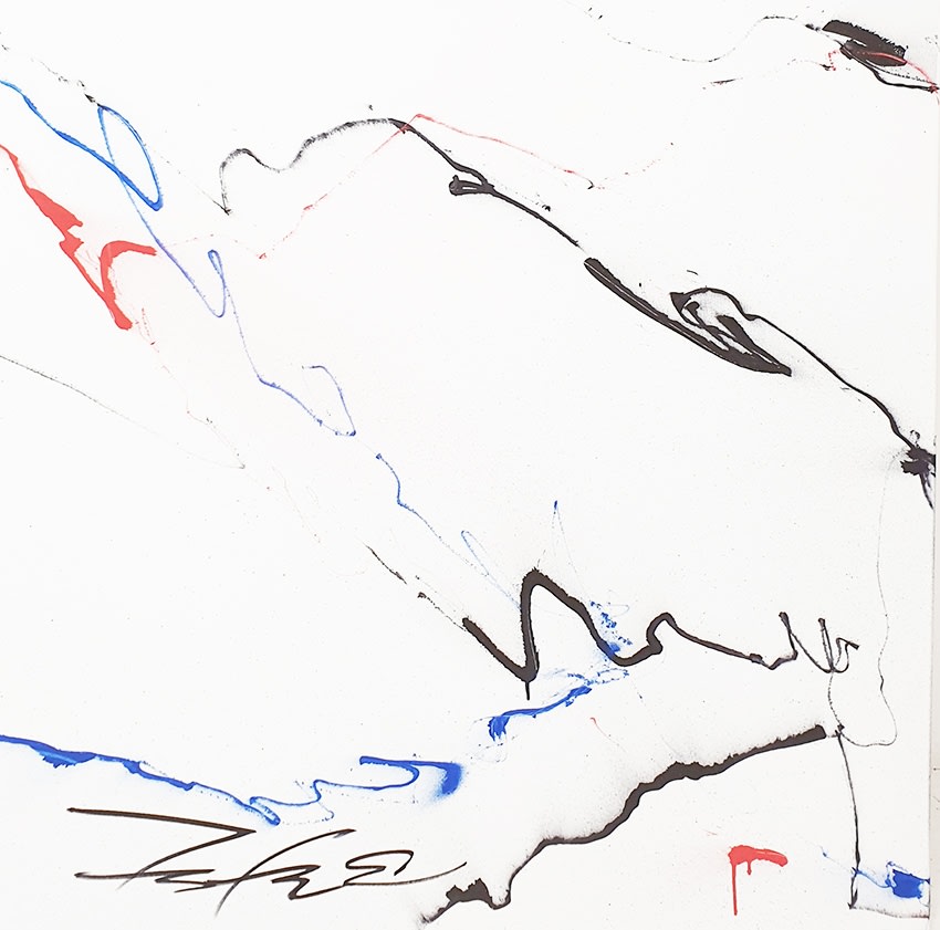 Futura PSG 2 Acrylic and spray painting 100 x 100 cm